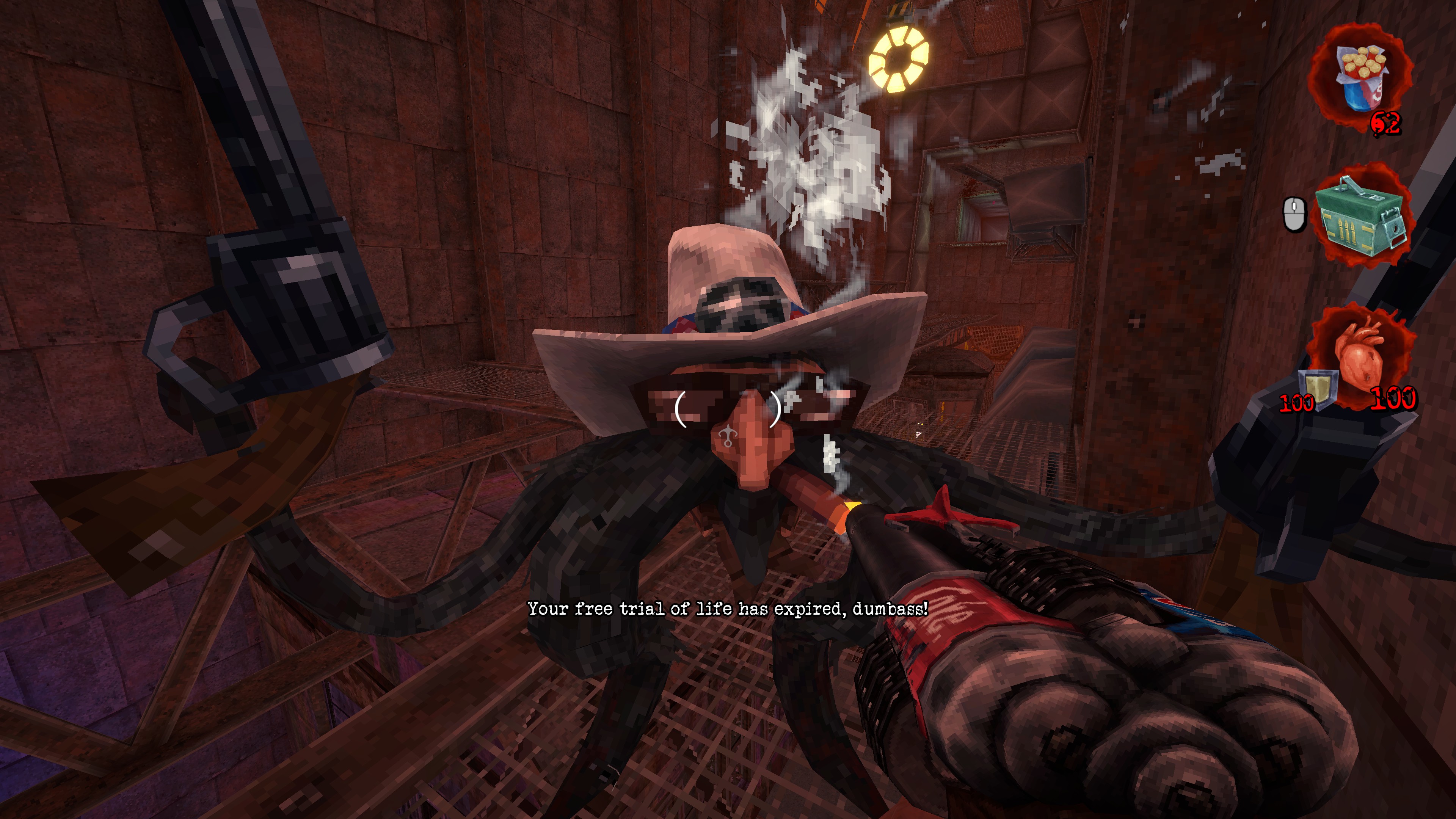 Shooting weirdos in Postal: Brain Damaged