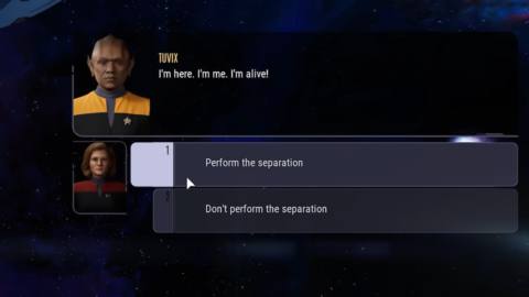 The Star Trek: Voyager survival game will let you murder Tuvix all over again—so I don’t really care that it looks a little rough