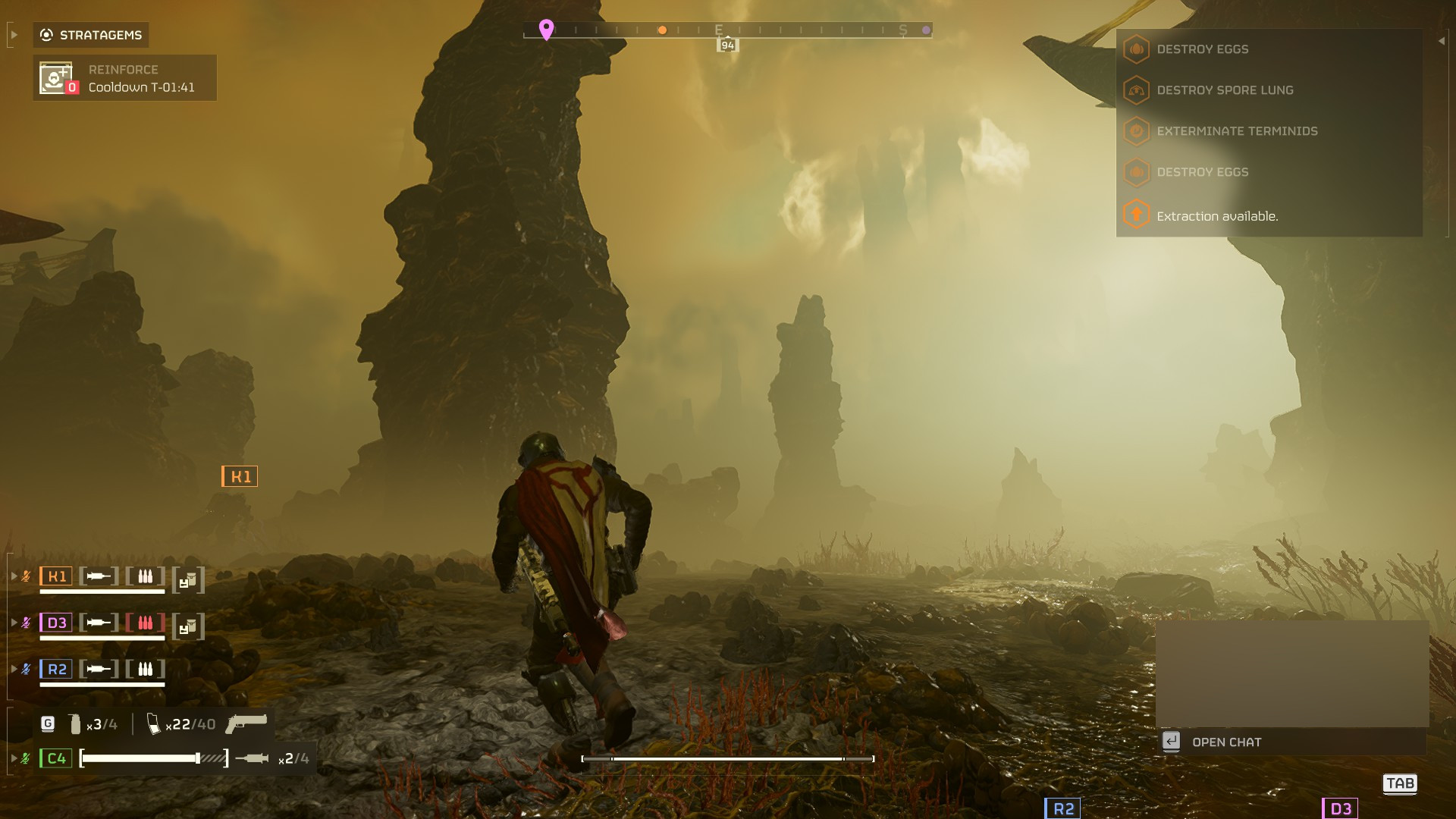 Assorted screenshots showing the desolate, infested hive worlds of Helldivers 2's latest update.