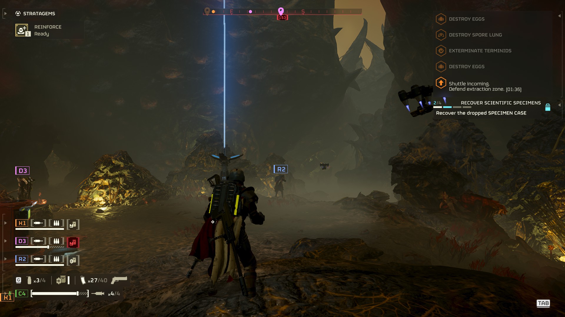 Assorted screenshots showing the desolate, infested hive worlds of Helldivers 2's latest update.