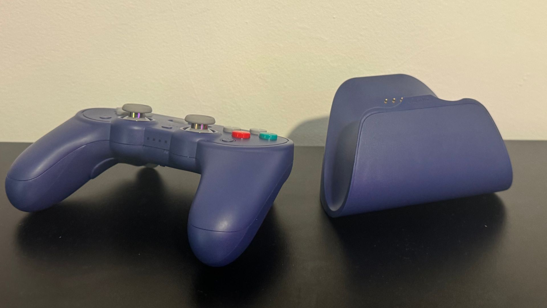 8BitDo Pro 3 controller with charging stand