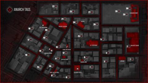 All Anarch Tag locations in Vampire: The Masquerade – Bloodlines 2