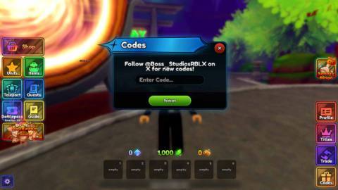 All Anime Last Stand codes for October 2025