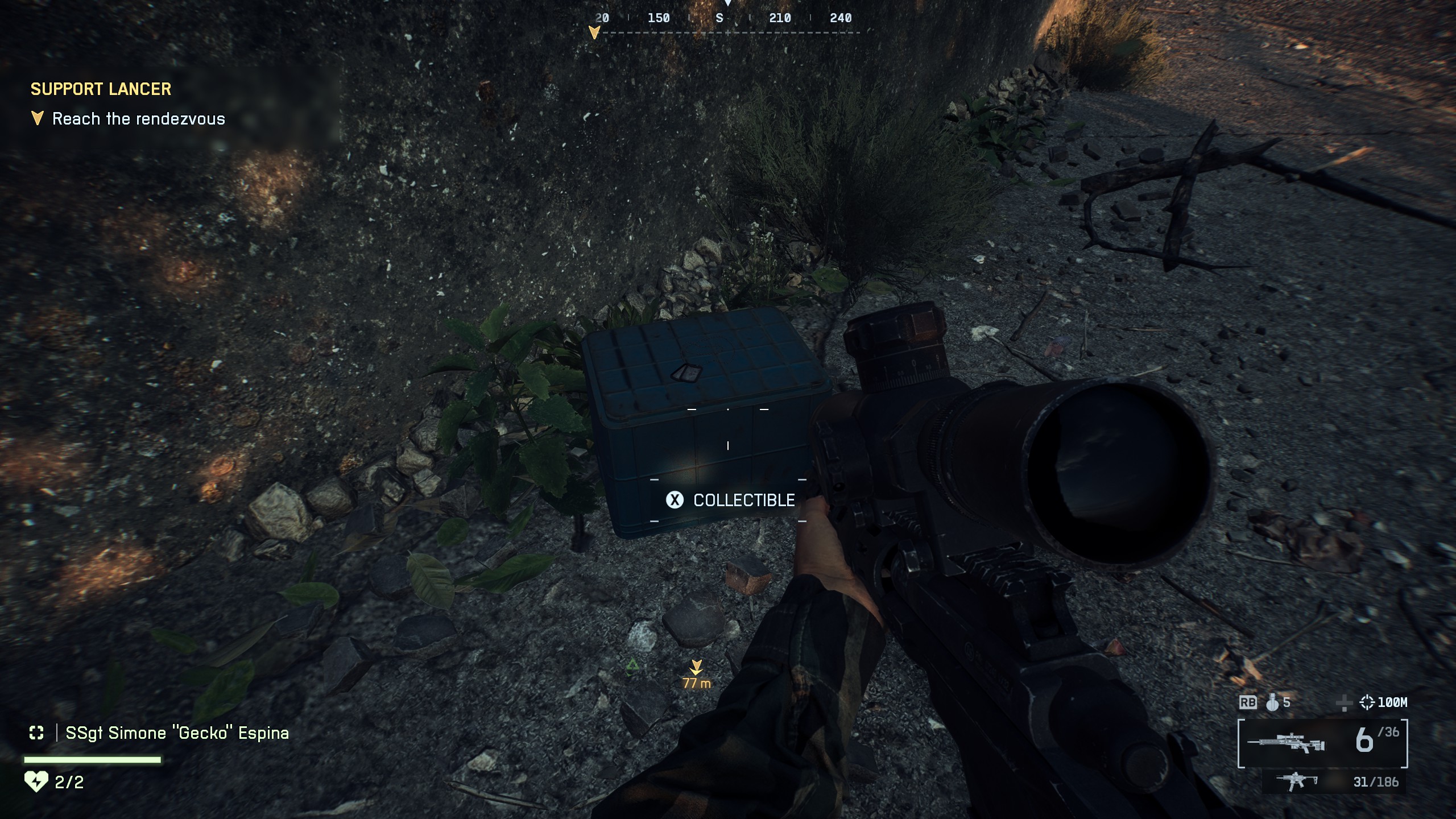 B6 dog tag locations - 1st The Rock dog tag