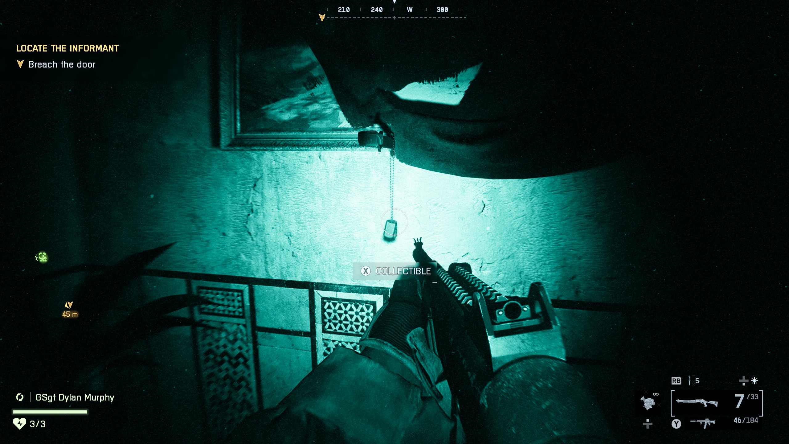 B6 dog tag locations - 1st Night Raid dog tag