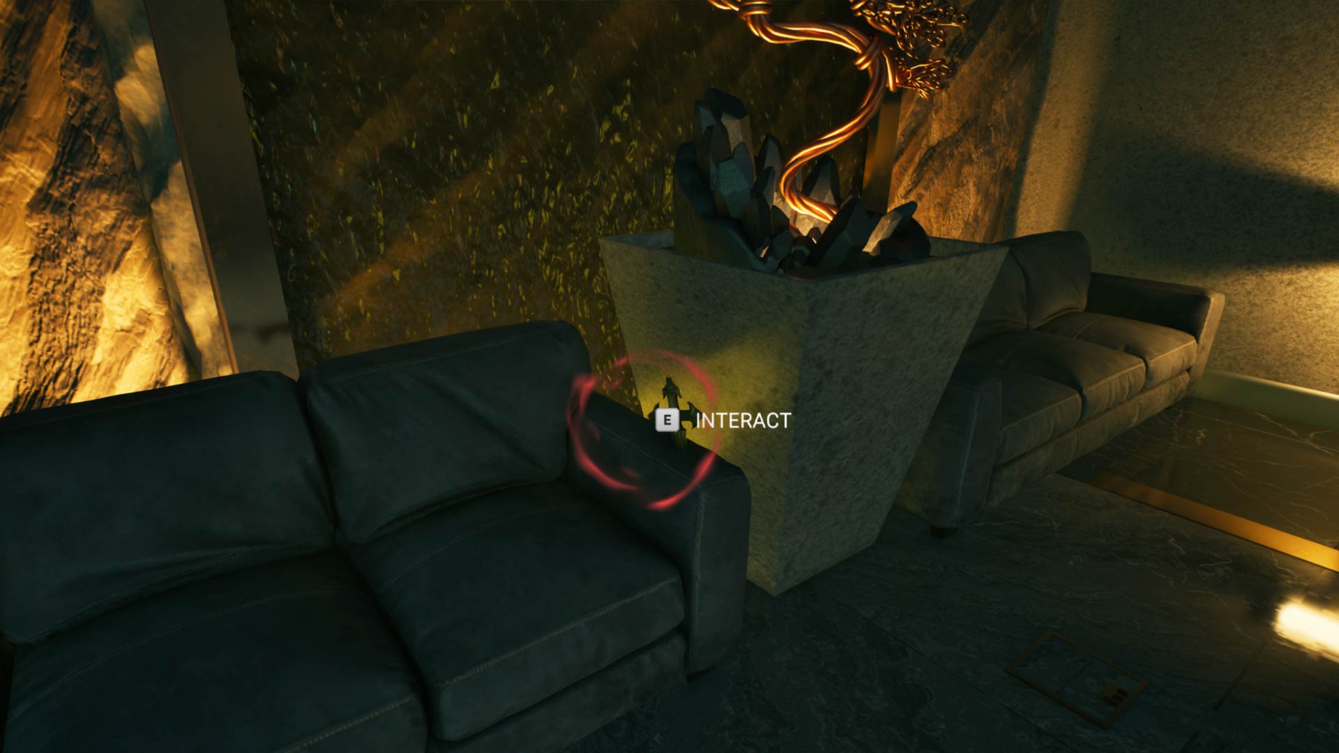 Bloodlines 2 Cross of Saint James guide - On a couch arm in Weaver Tower