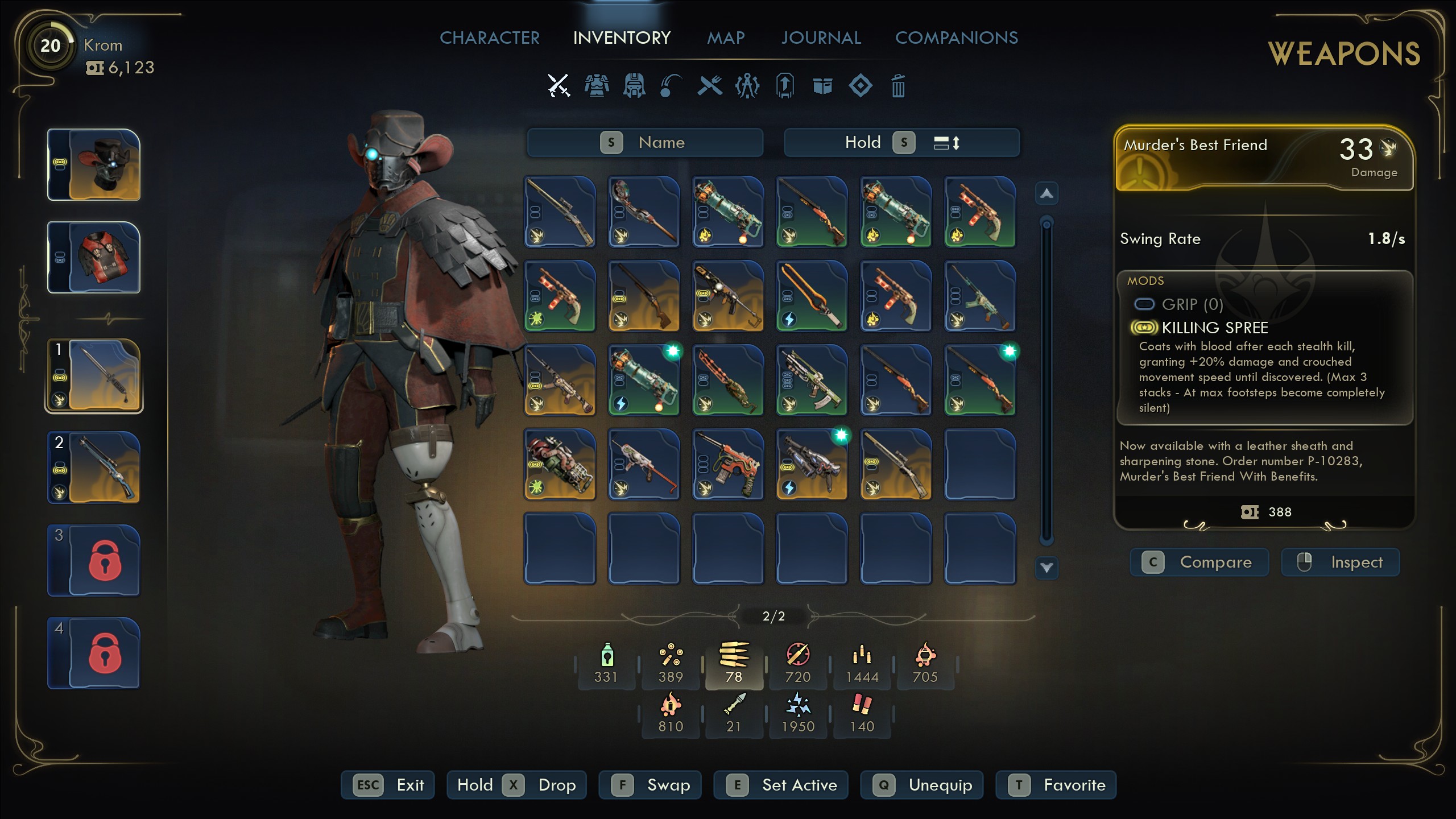 Outer Worlds 2 best weapons - Murder's Best Friend