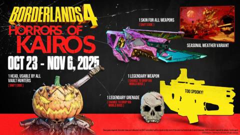 Borderlands 4 Horrors of Kairos dates and rewards