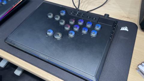 Corsair announces a Hall effect stick-less fight controller with rapid trigger, in the hopes of button bashing faster than anyone else