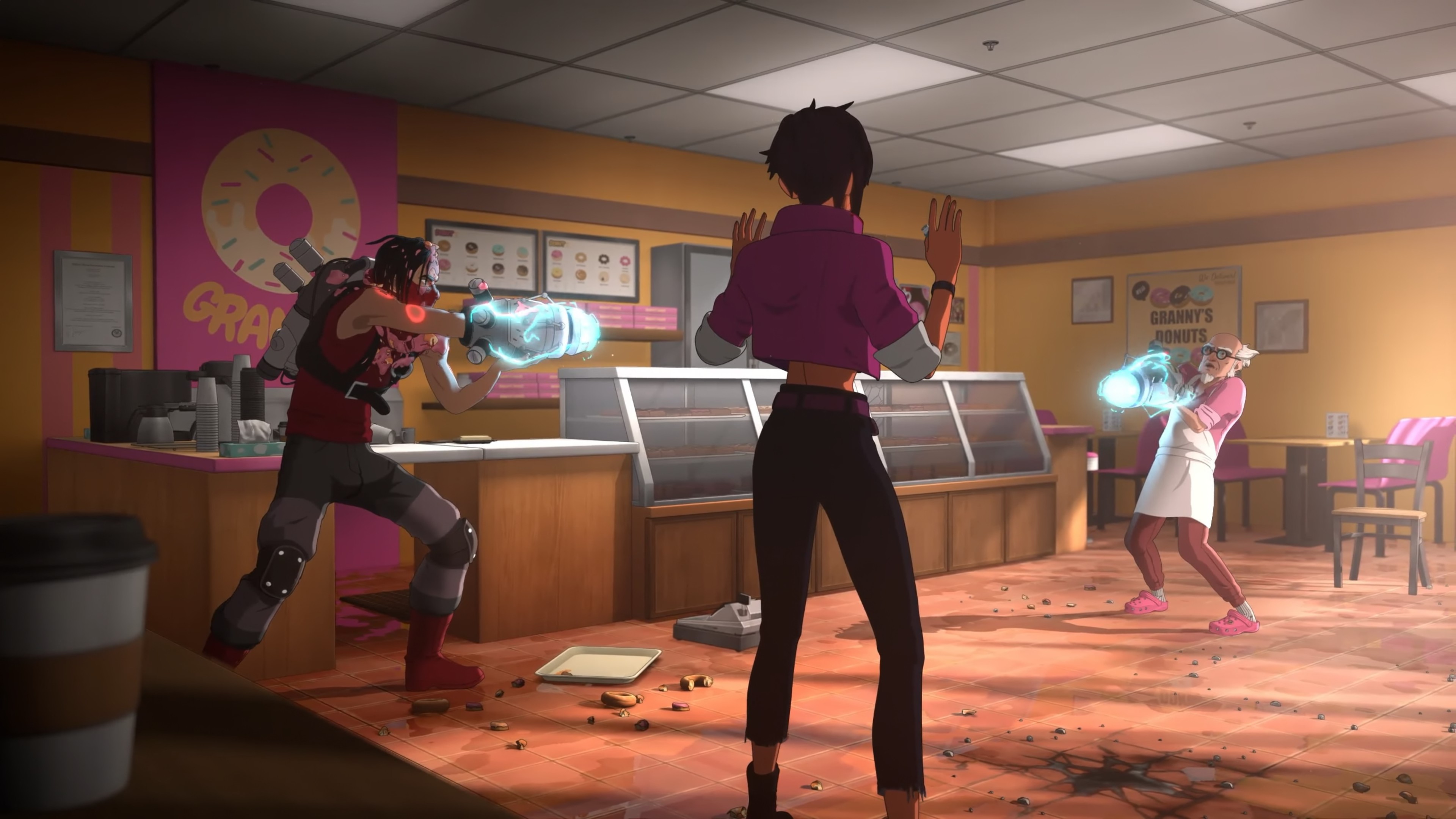 Invisigal fighting crime