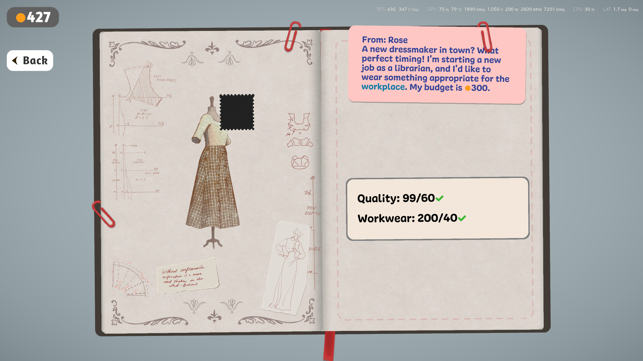 Dressmaker screenshots