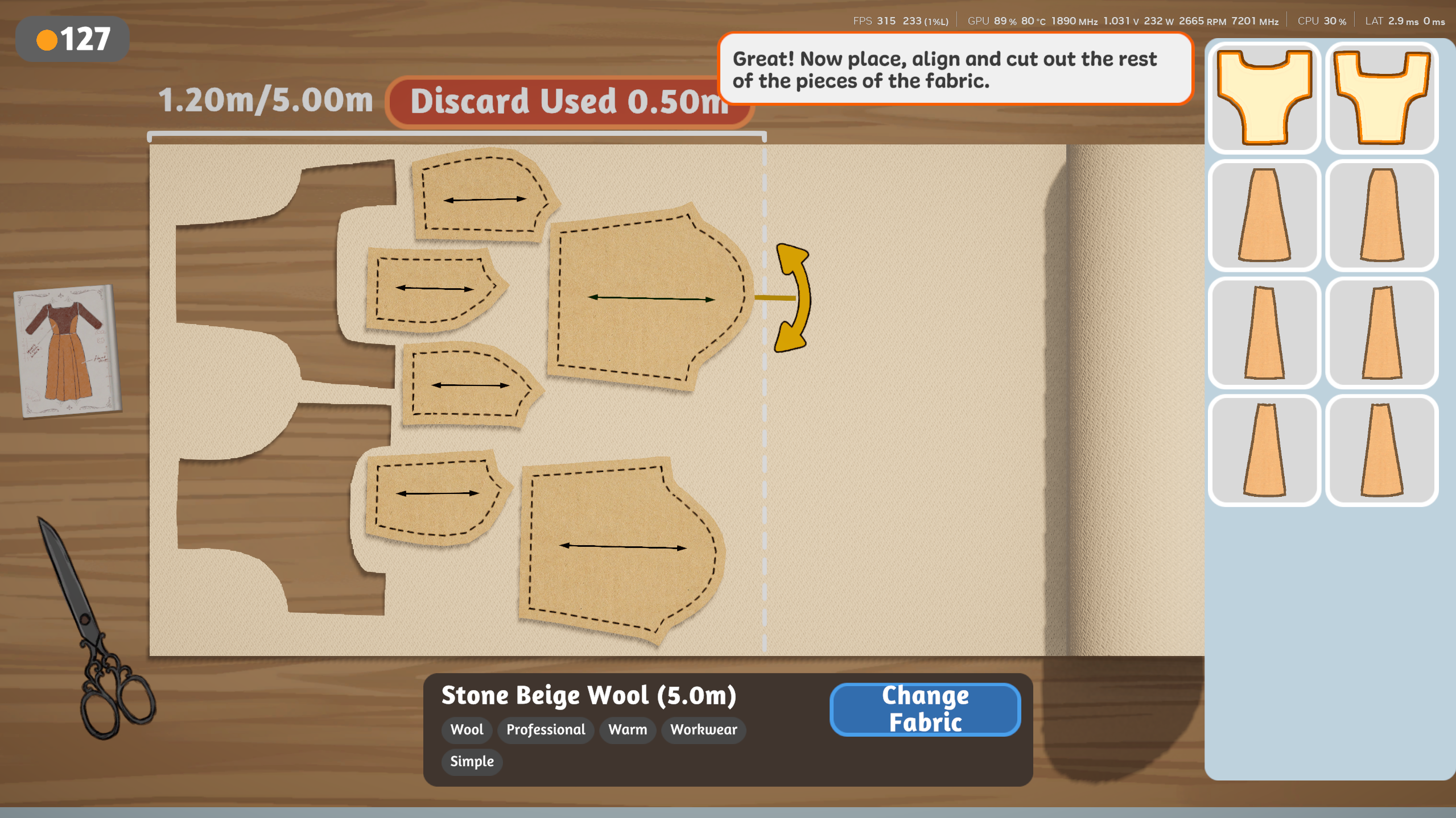 Dressmaker screenshots