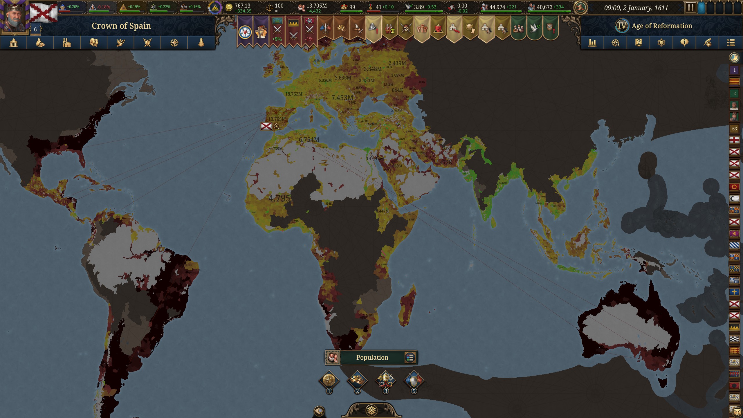 Europa Universalis 5 screenshot