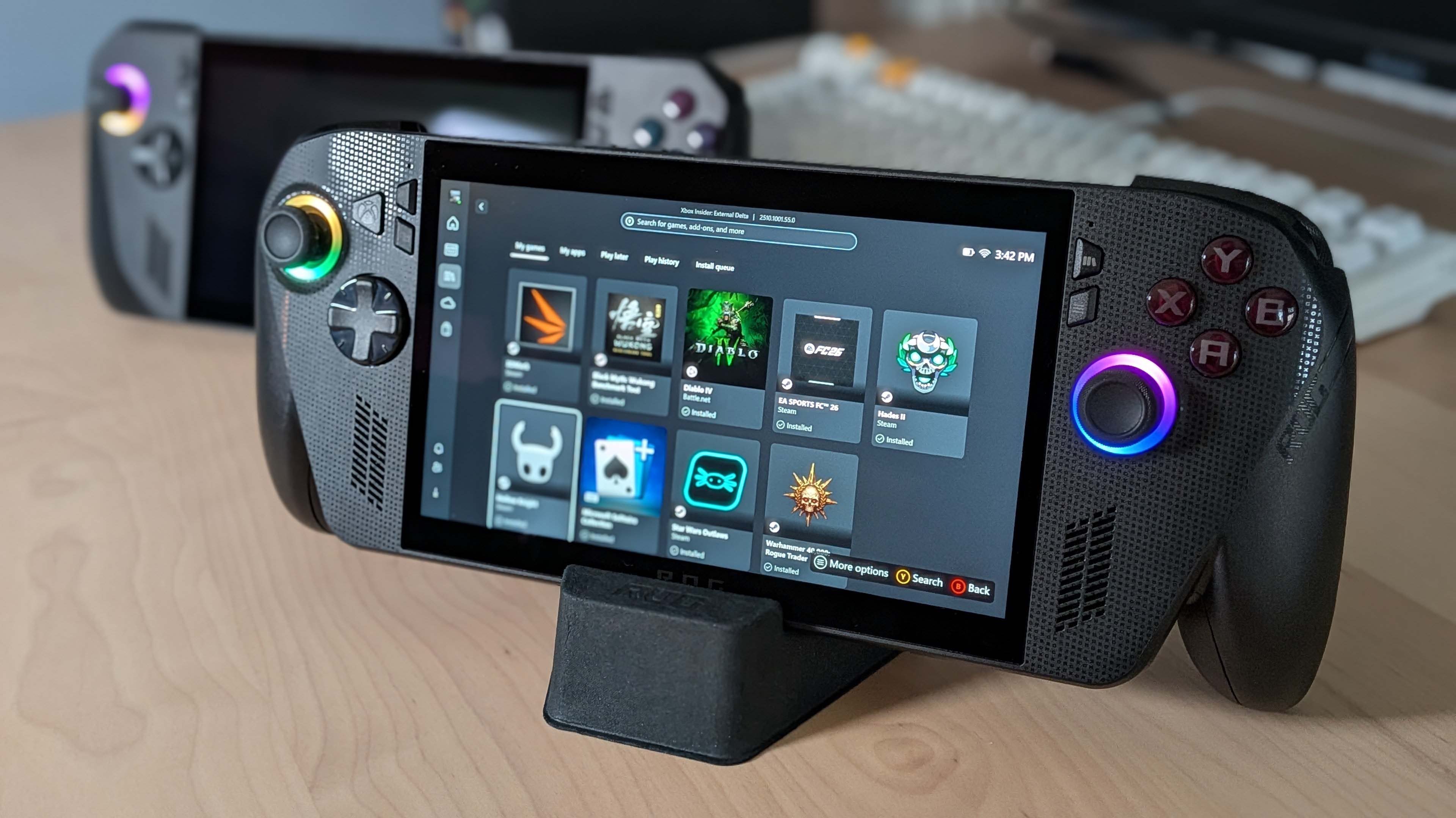 Asus ROG Xbox Ally X and ROG Ally X handheld gaming PCs