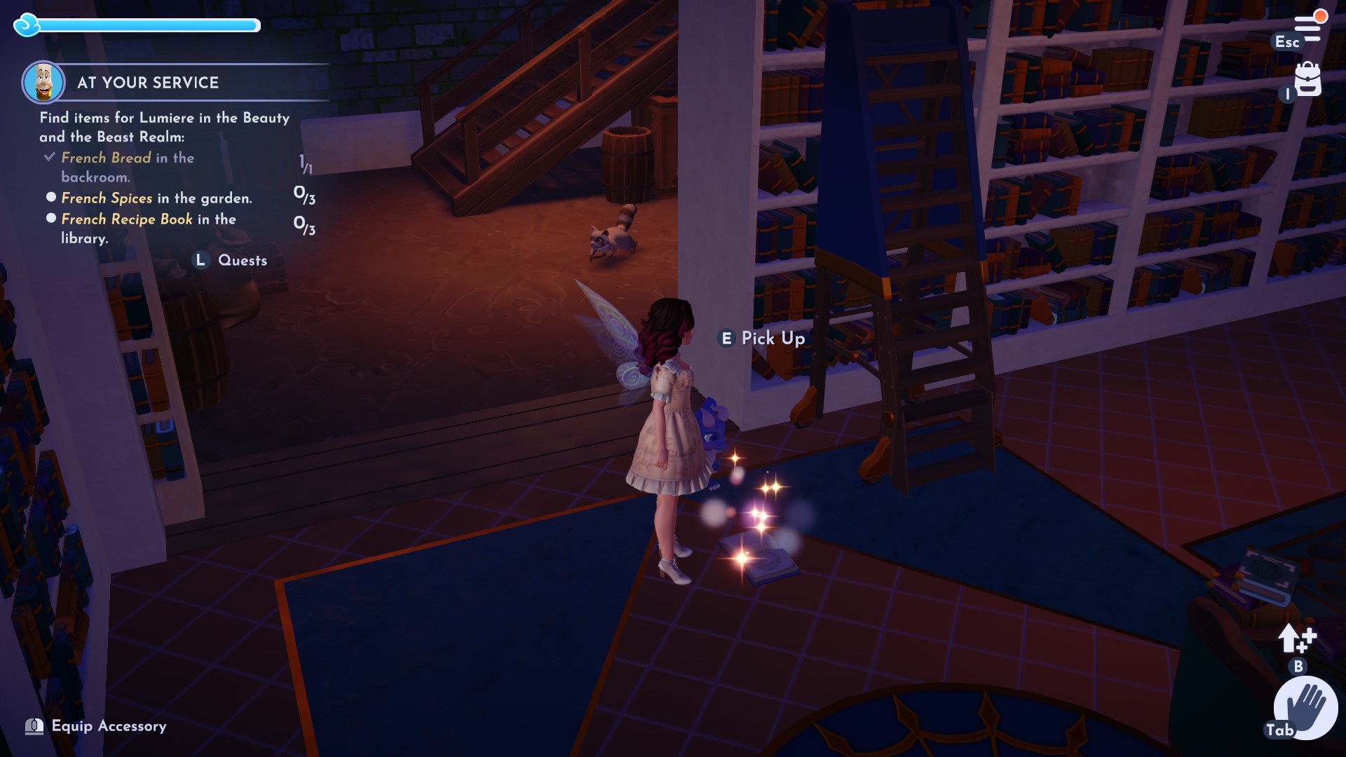 French ingredient locations for Lumiere in Disney Dreamlight Valley