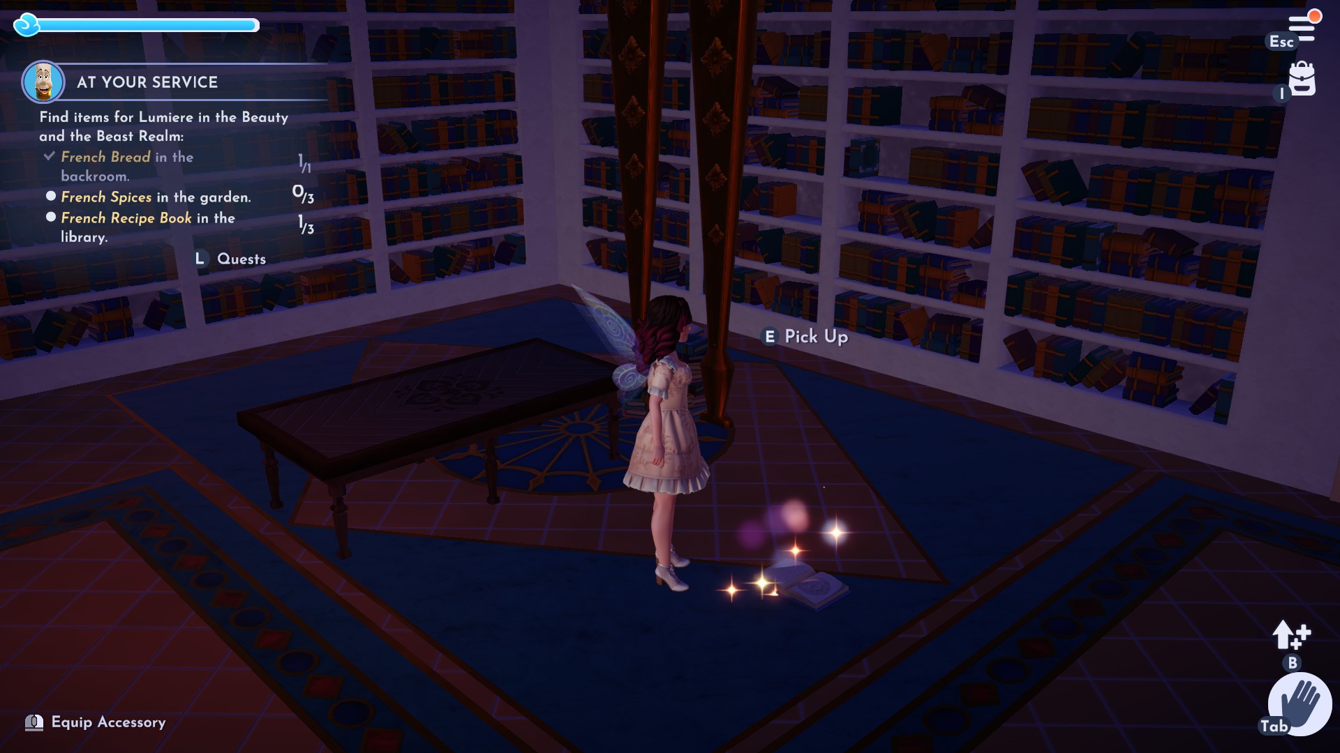 French ingredient locations for Lumiere in Disney Dreamlight Valley