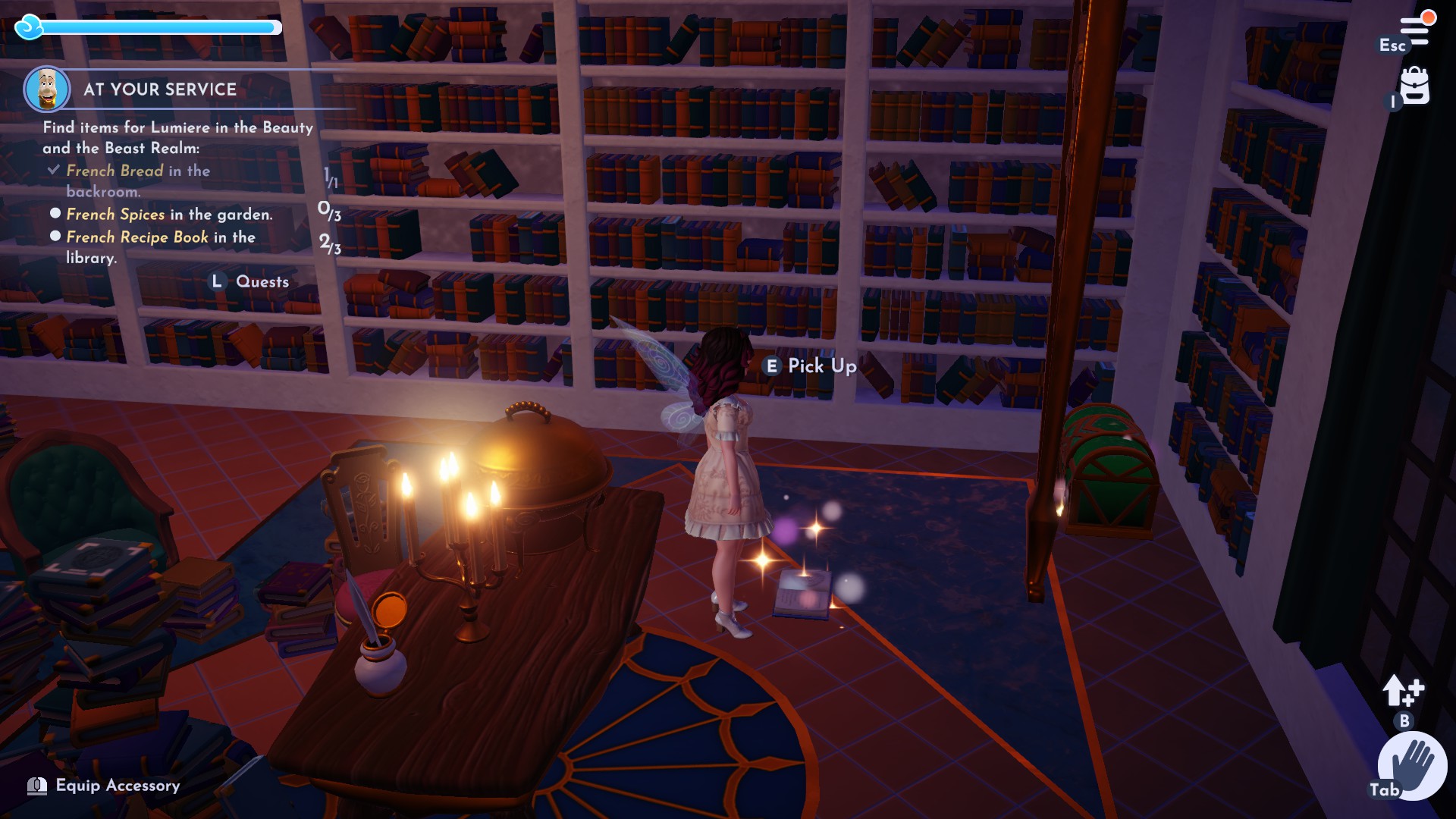 French ingredient locations for Lumiere in Disney Dreamlight Valley