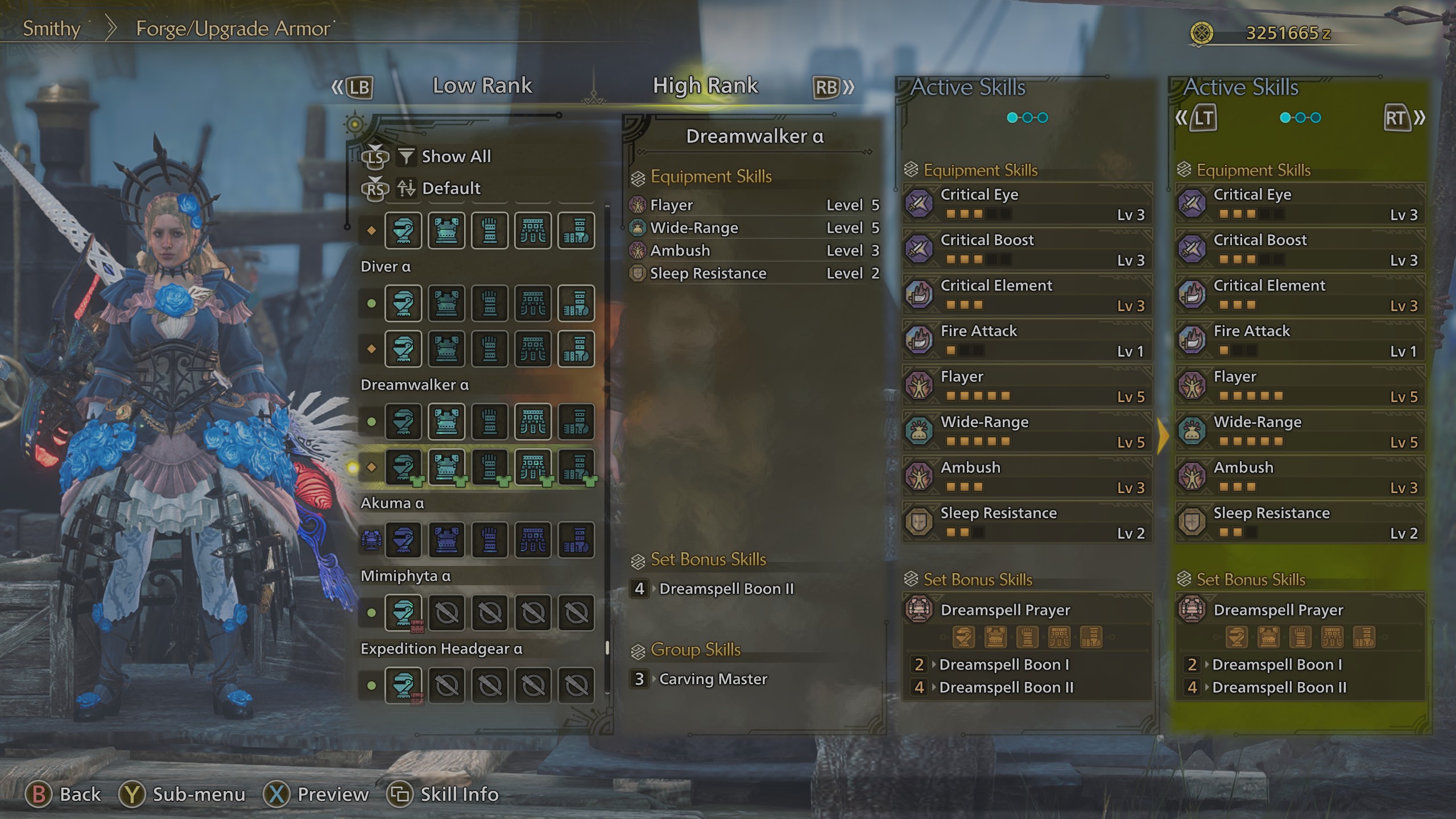 Monster Hunter Wilds Dreamspell armor - Dreamwalker 2nd version