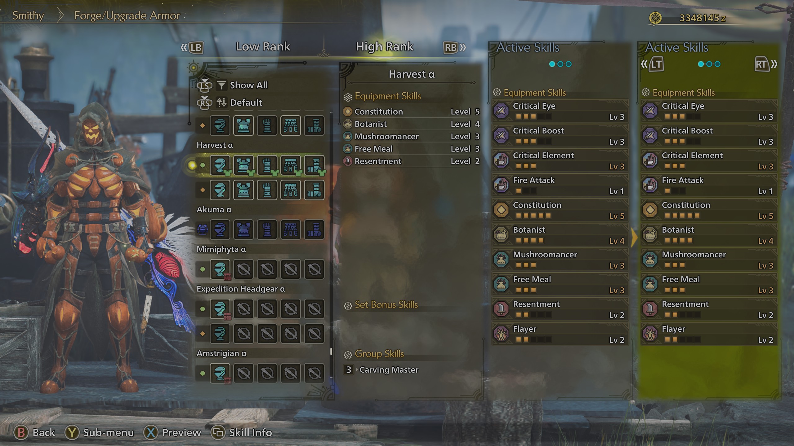 Monster Hunter Wilds Dreamspell armor - Harvest 1st version