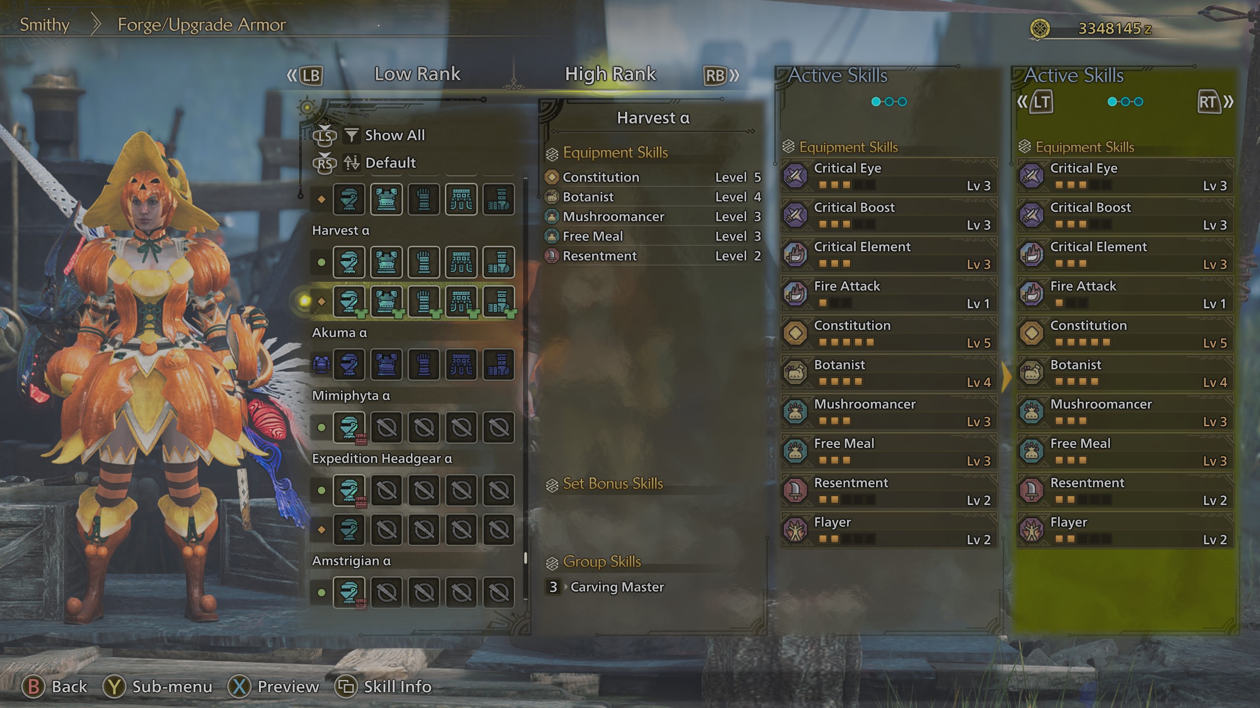 Monster Hunter Wilds Dreamspell armor - Harvest 2nd version