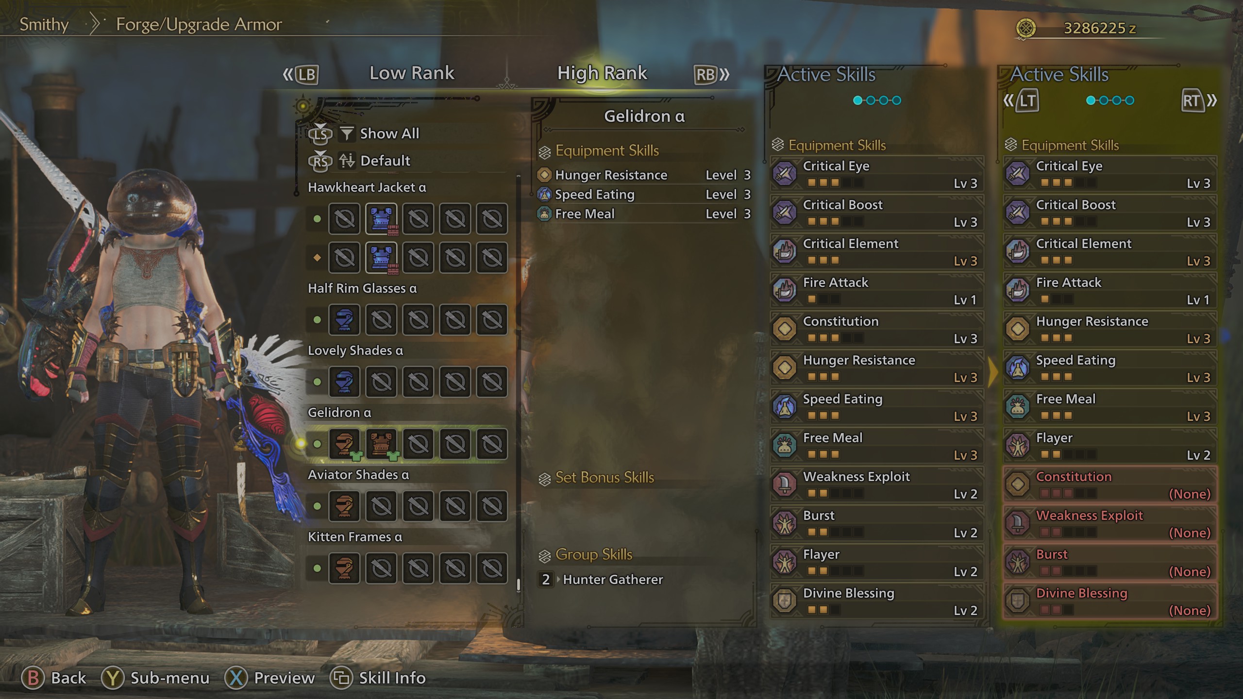 Monster Hunter Wilds Dreamspell armor - Gelidron set