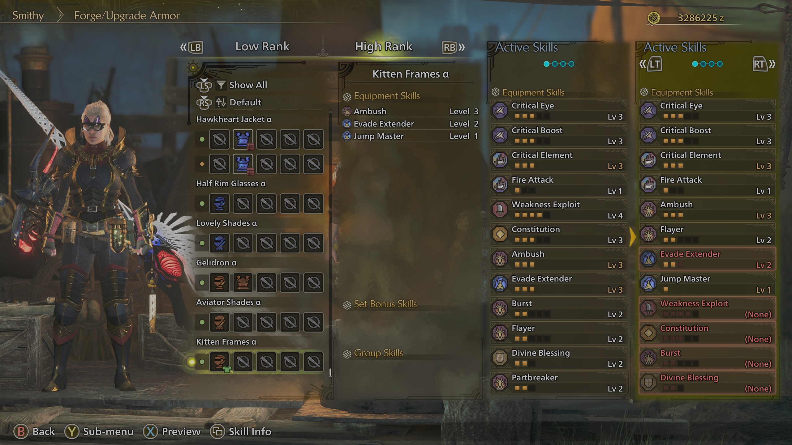 Monster Hunter Wilds Dreamspell armor - Kitten Frames