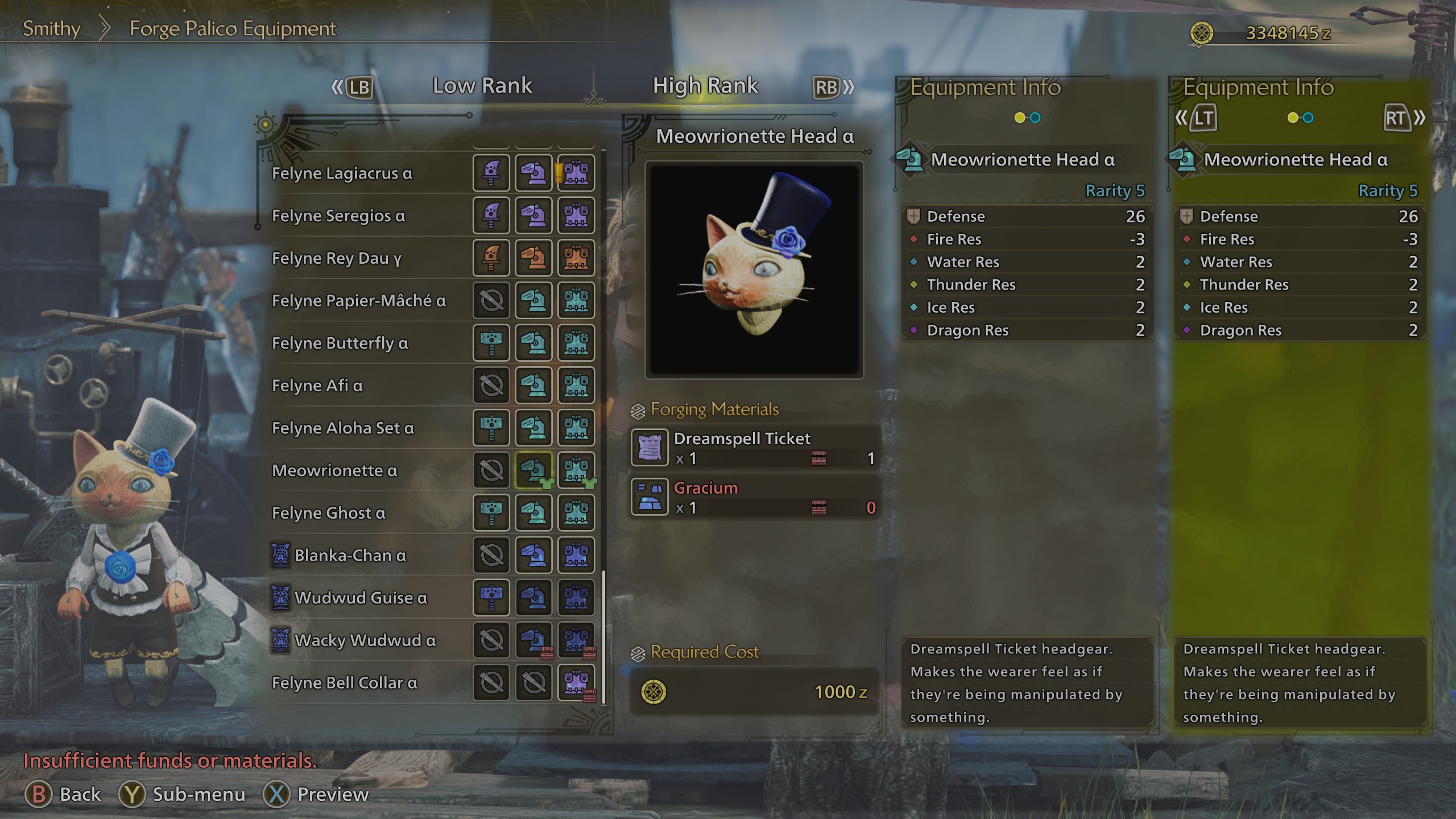 Monster Hunter Wilds Dreamspell armor - Meowrionette