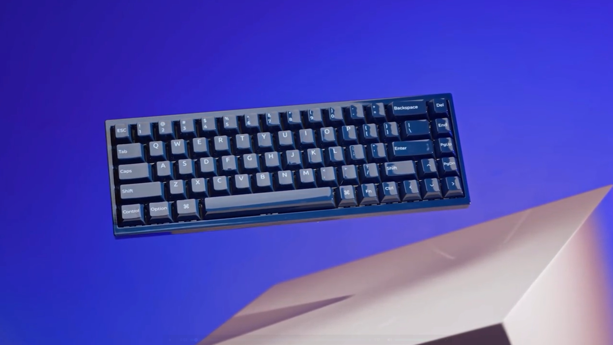 A Keychron Q16 HE 8K fully ceramic gaming keyboard