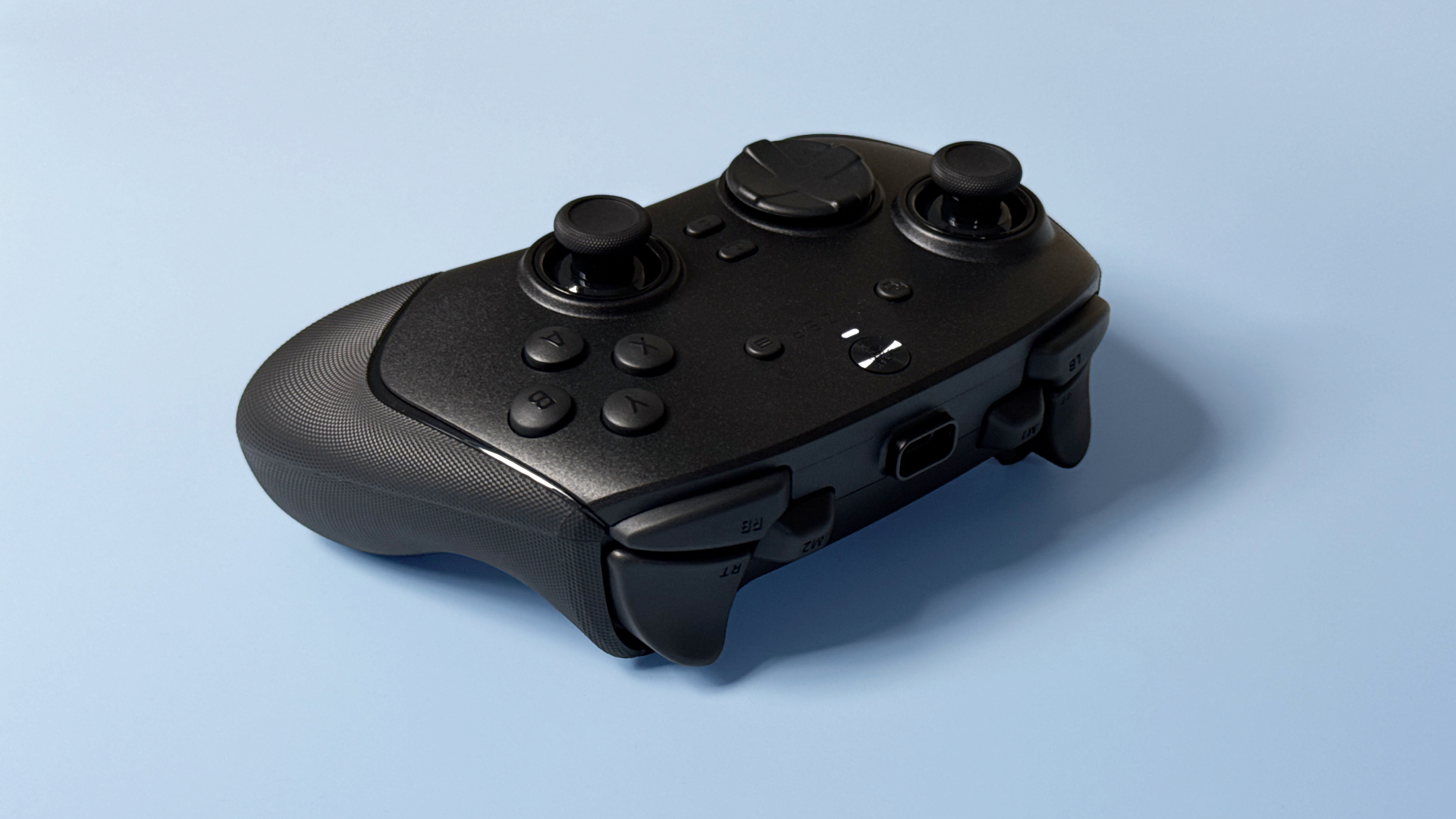 Razer Wolverine V3 Pro 8K Pro controller on a light blue background