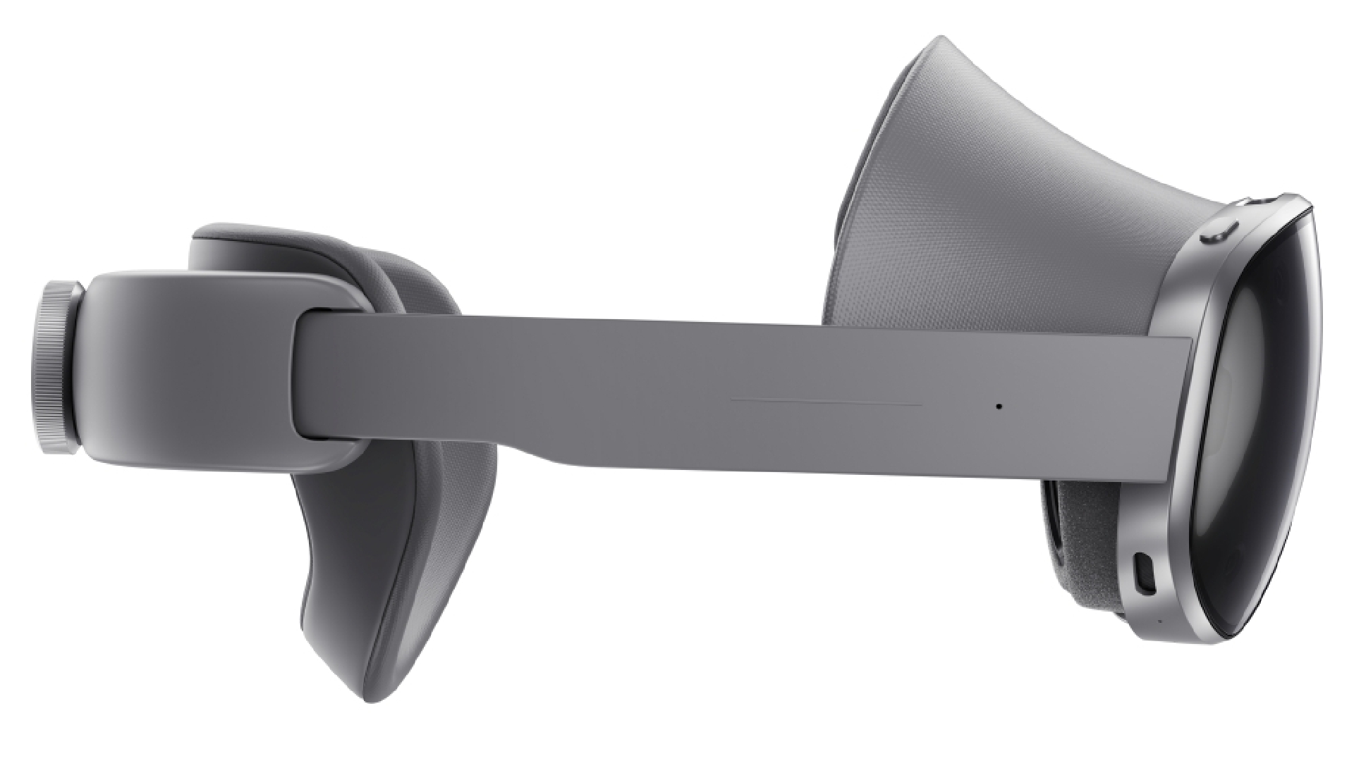 The Samsung Galaxy XR headset, shot from various angles