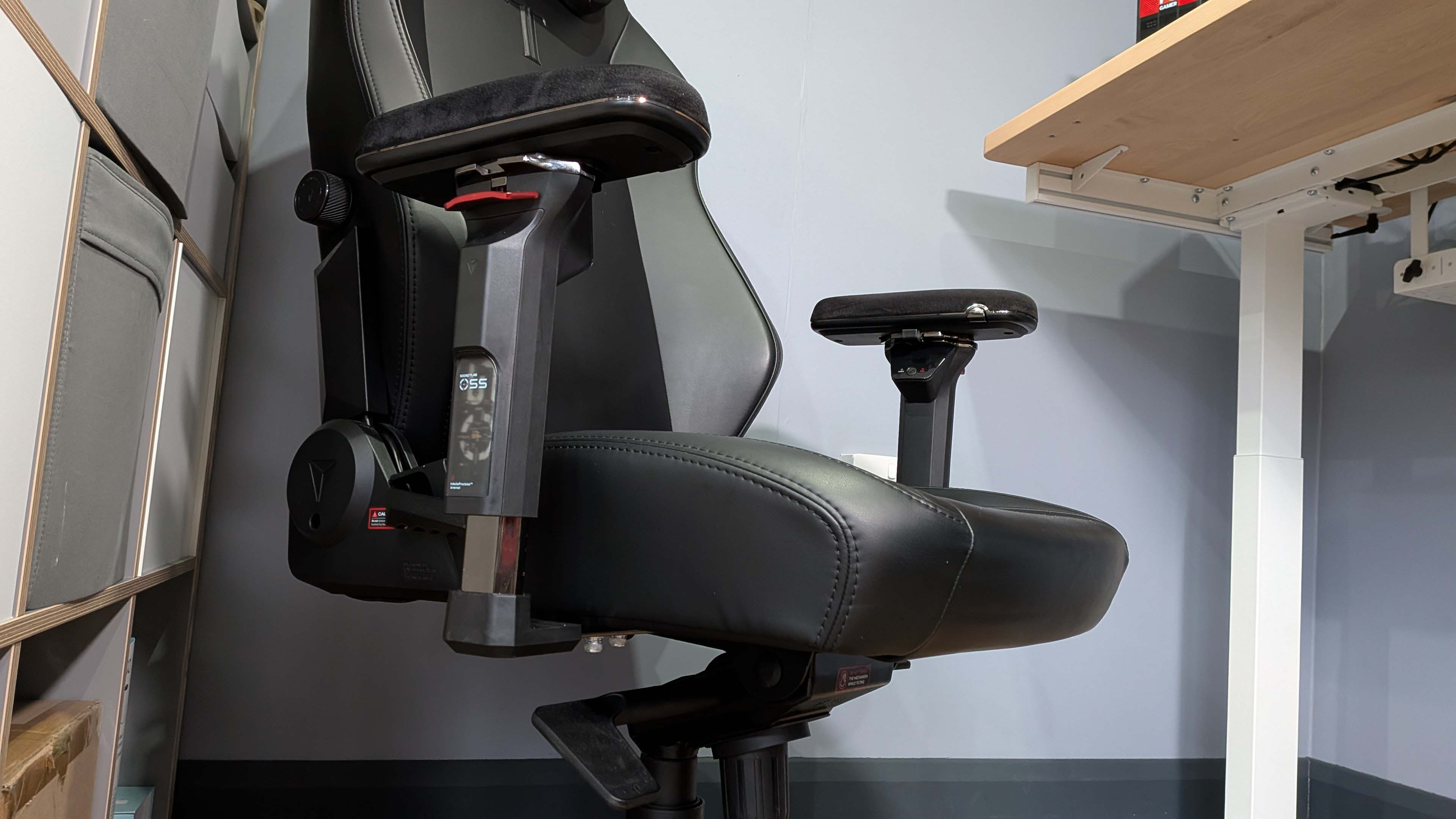 Secretlab InfinitePrecision Armrests on a Titan Evo NanoGen edition gaming chair