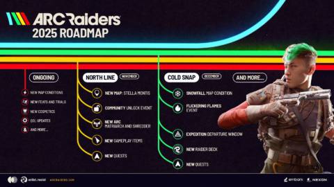 The Arc Raiders roadmap promises a new map in November, a fresh Raider Deck battle pass for December, and more