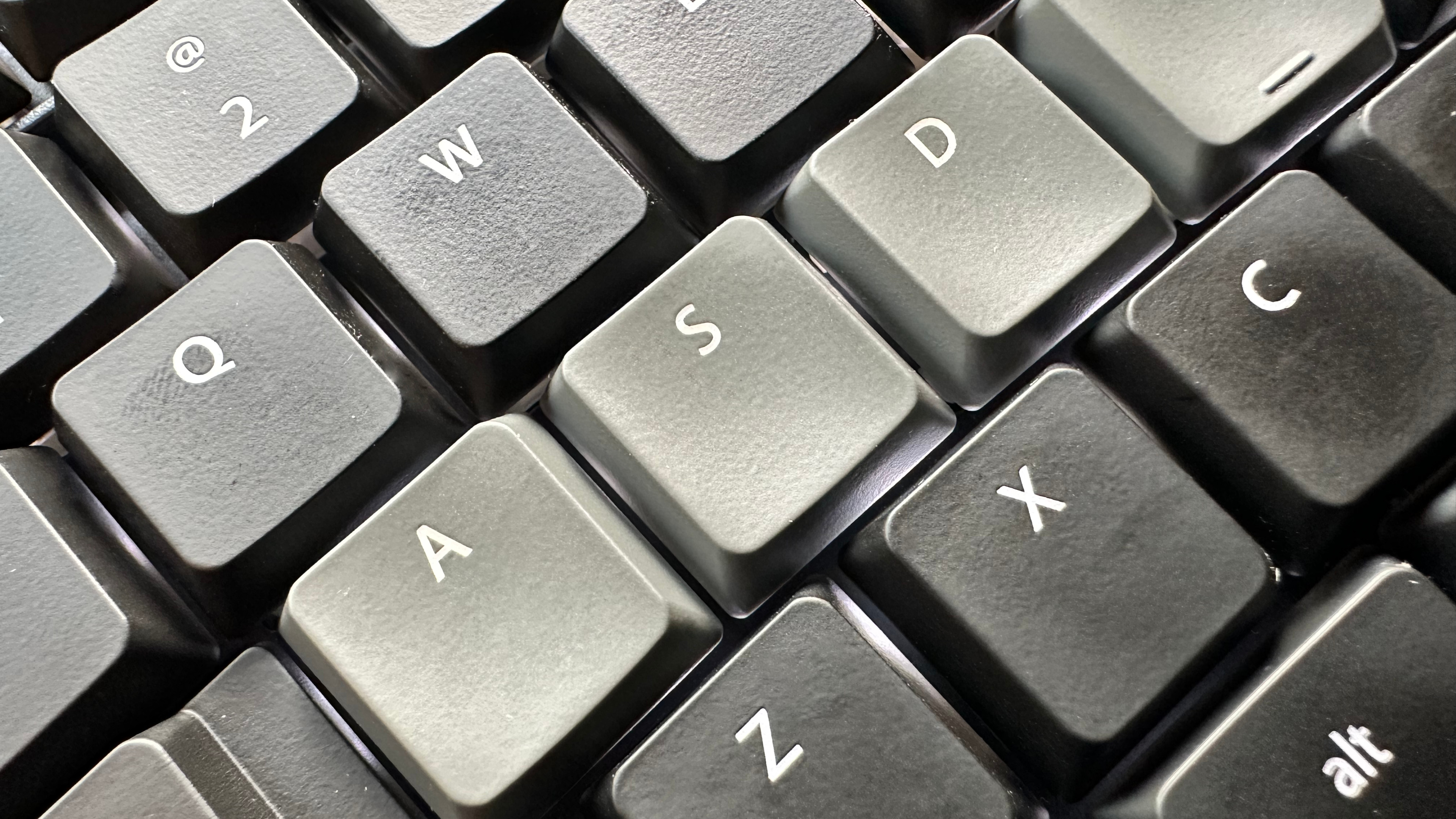 A photo of the Kinesis mWave ergonomic mechanical keyboard