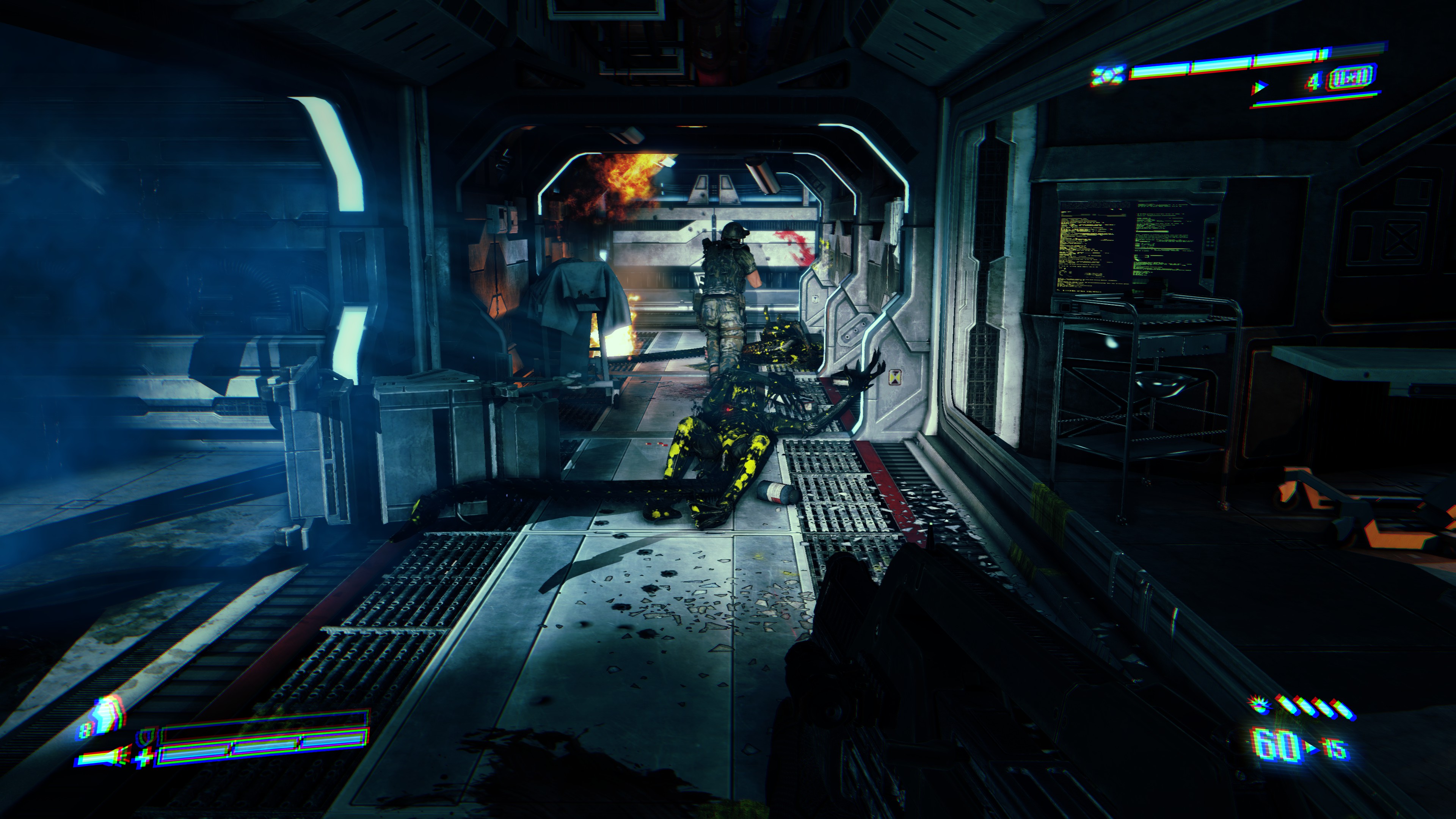 Aliens: Colonial Marines with the overhaul mod