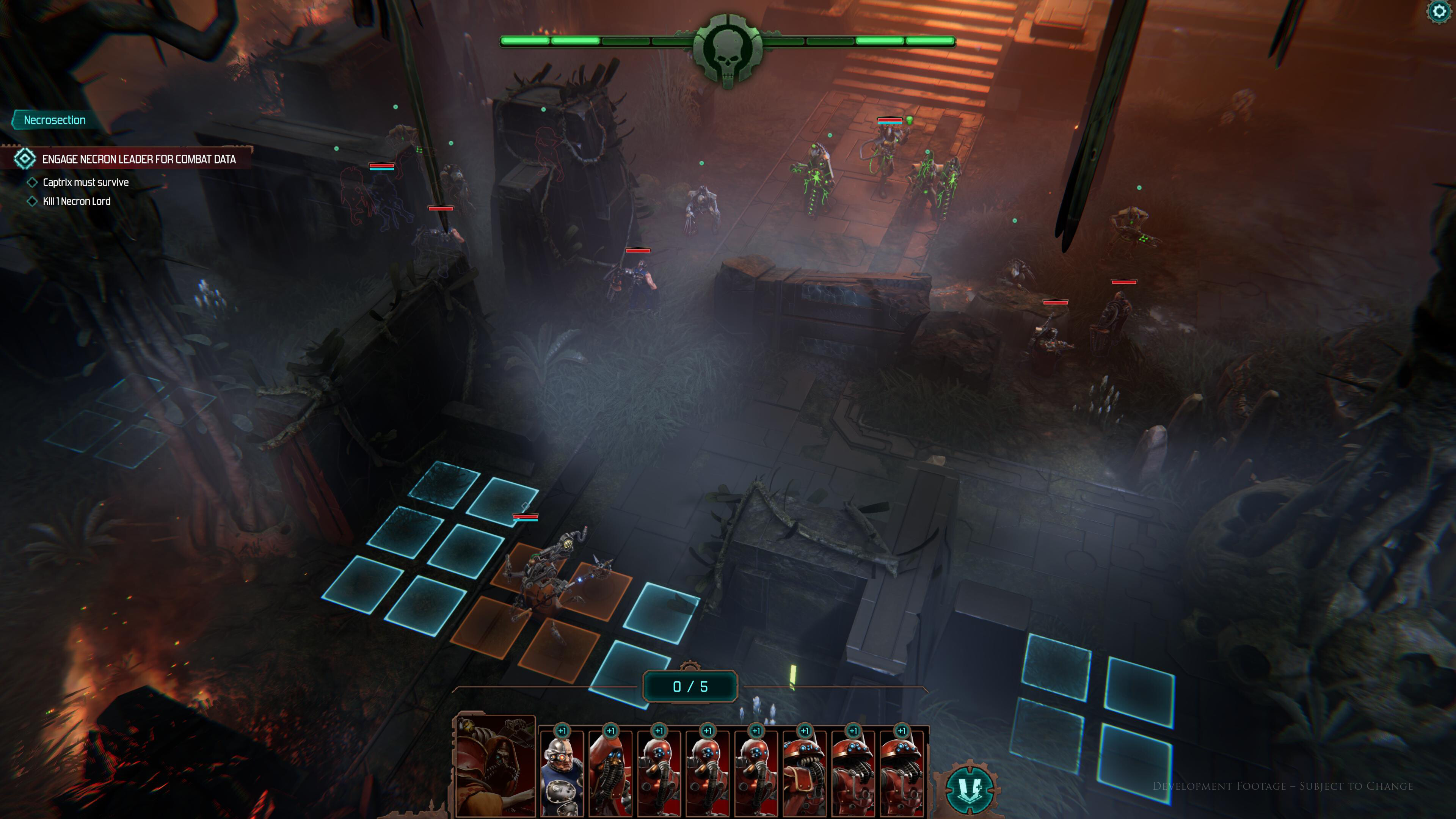 Deploying for battle in Warhammer 40,000: Mechanicus 2.