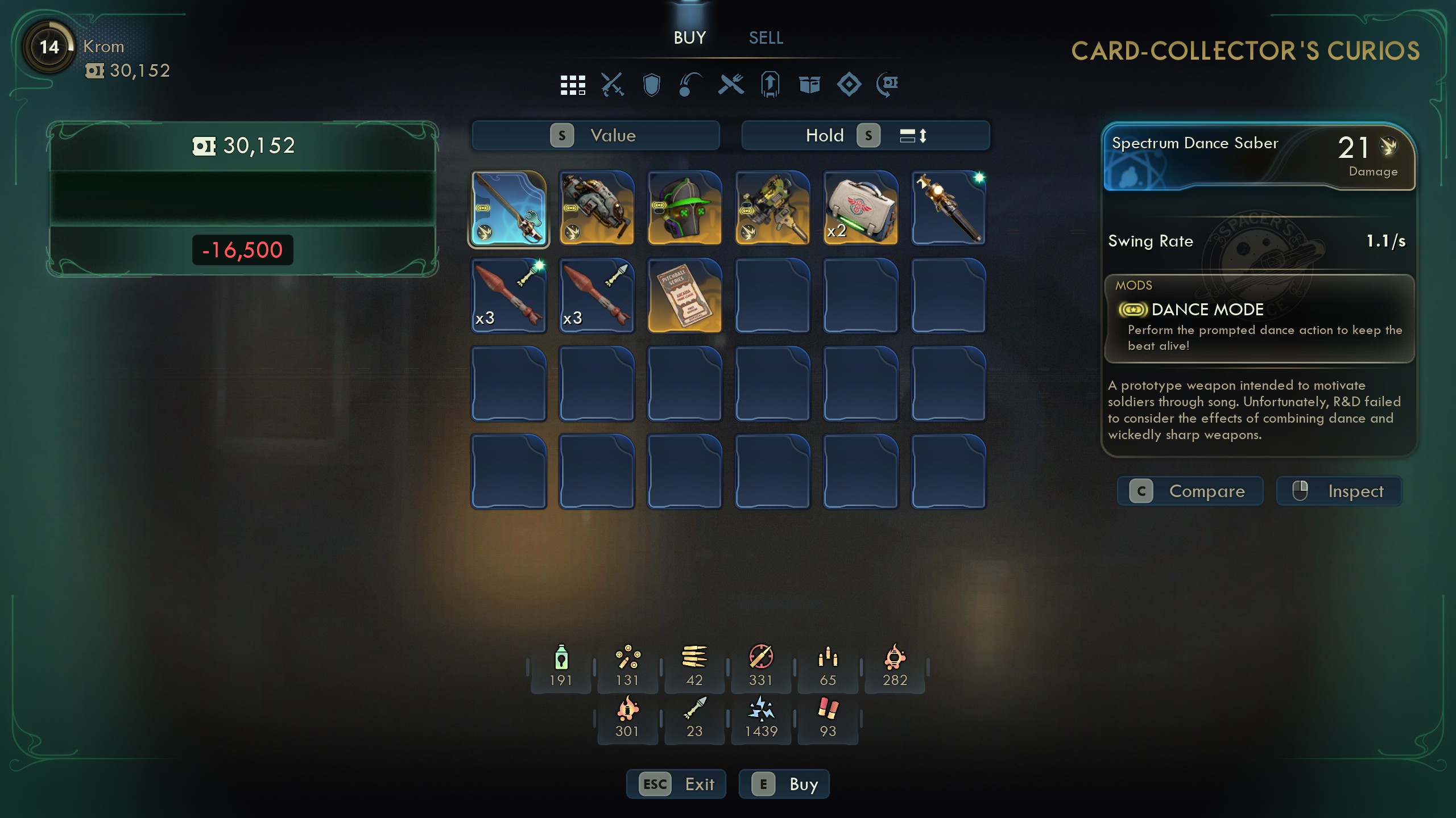 Outer Worlds 2 Spectrum Dance Saber