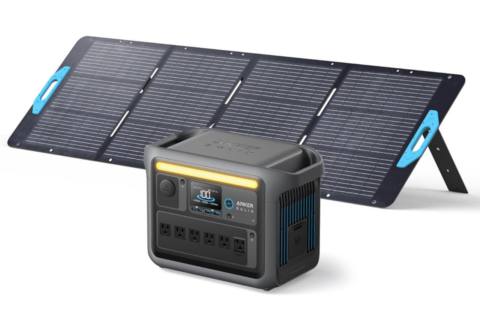 This 1800W Anker Power Station with 200W Solar Panel Drops 50% Off, Say Goodbye to Winter Outages
