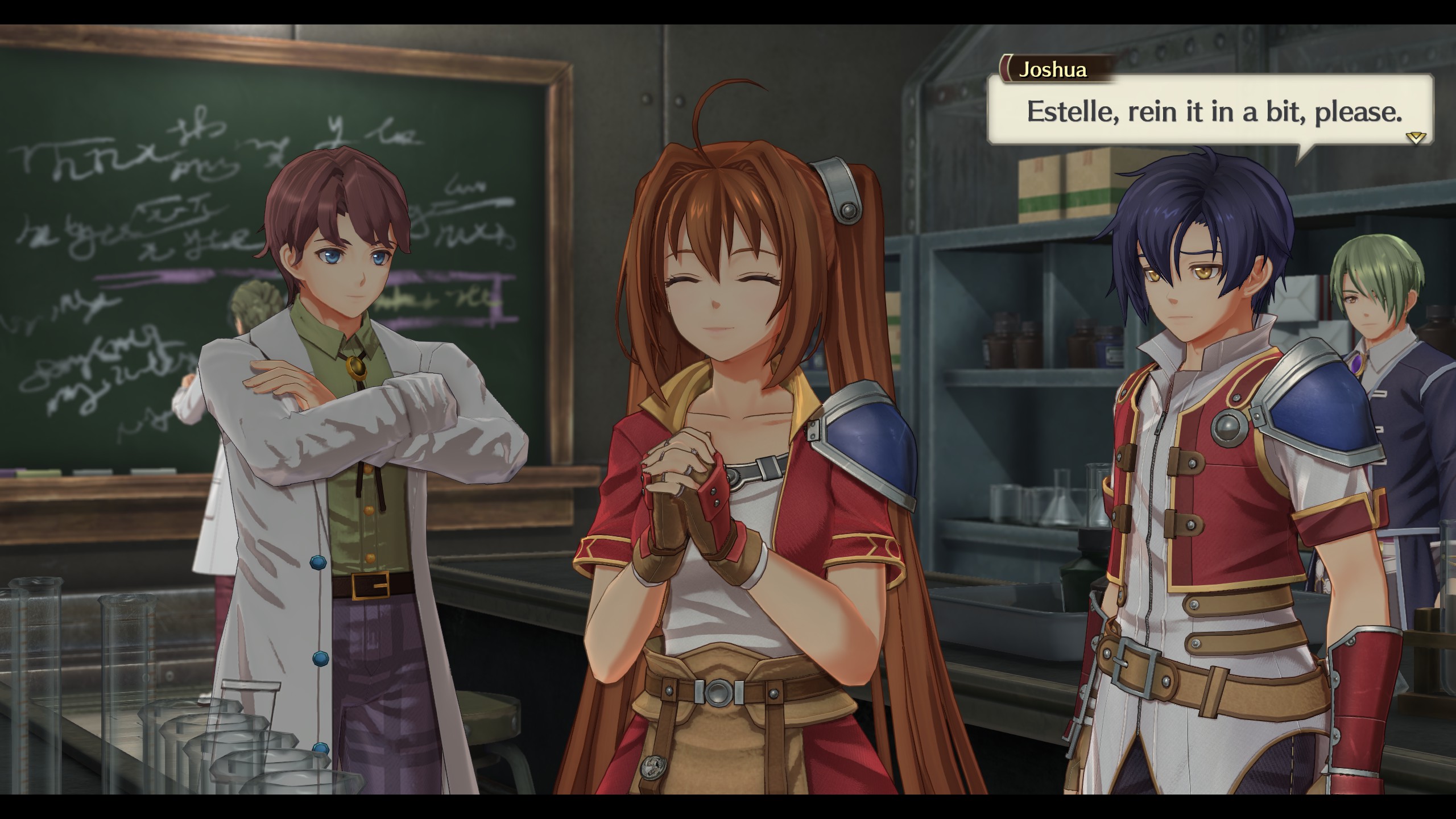Trails in the Sky 1st Chapter - Joshua admonishing Estelle