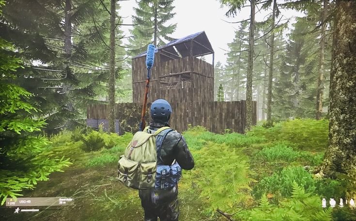 forest wooden base in DayZ