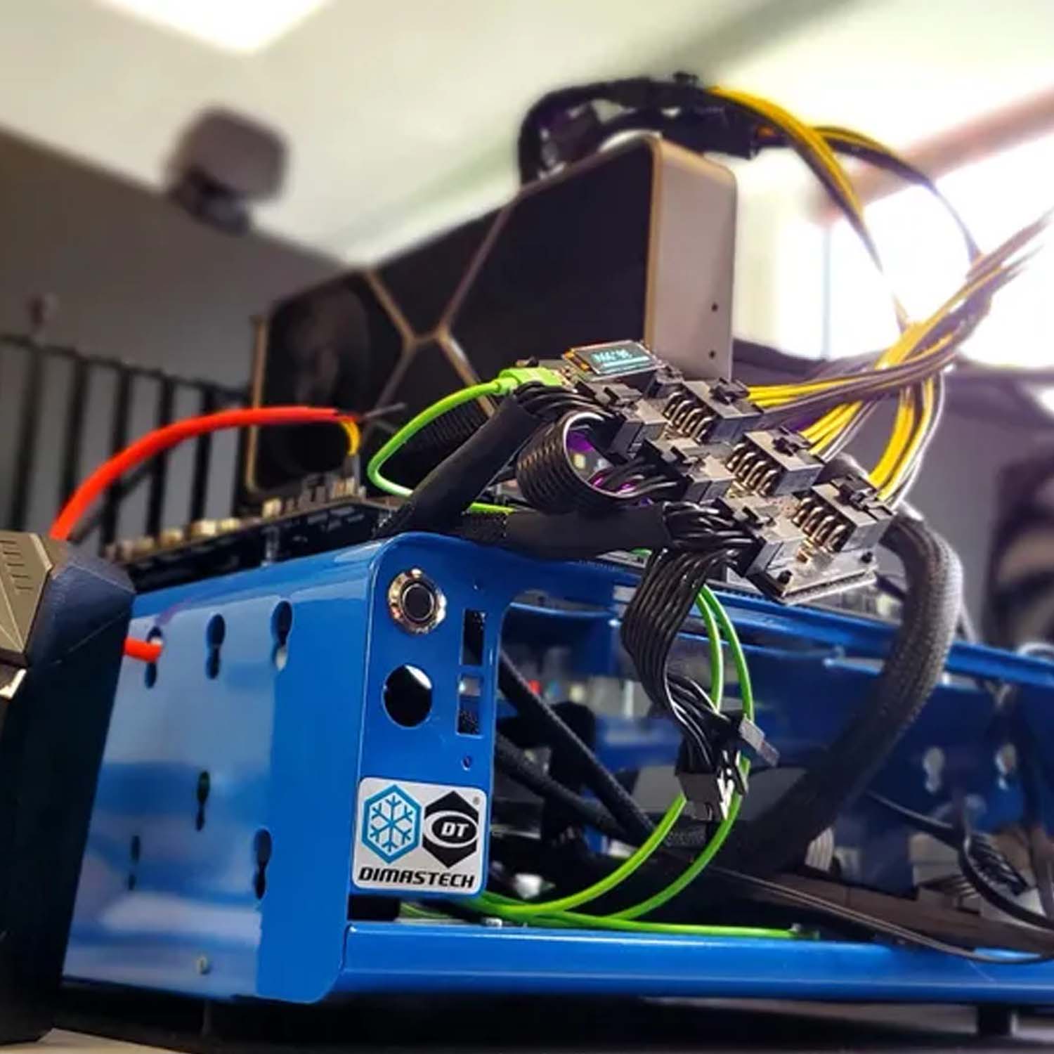 The PC Gamer test rig in all its finery