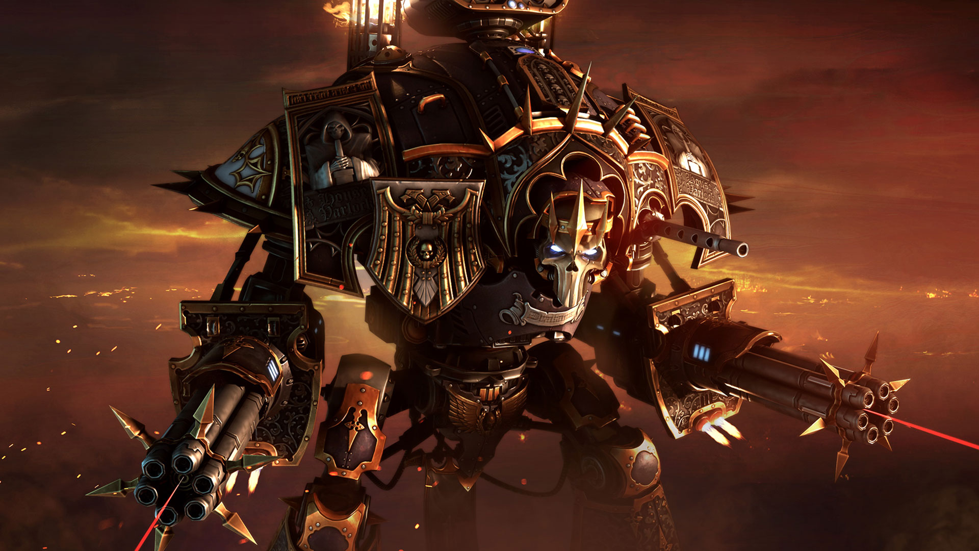 A Chaos titan in Dawn of War 3.