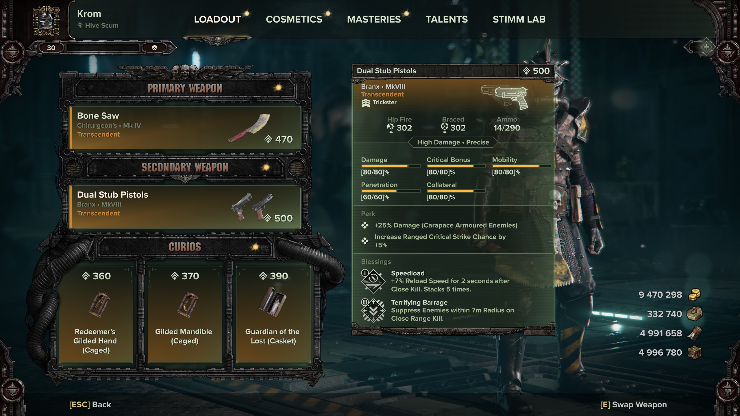 Darktide Hive Scum weapons