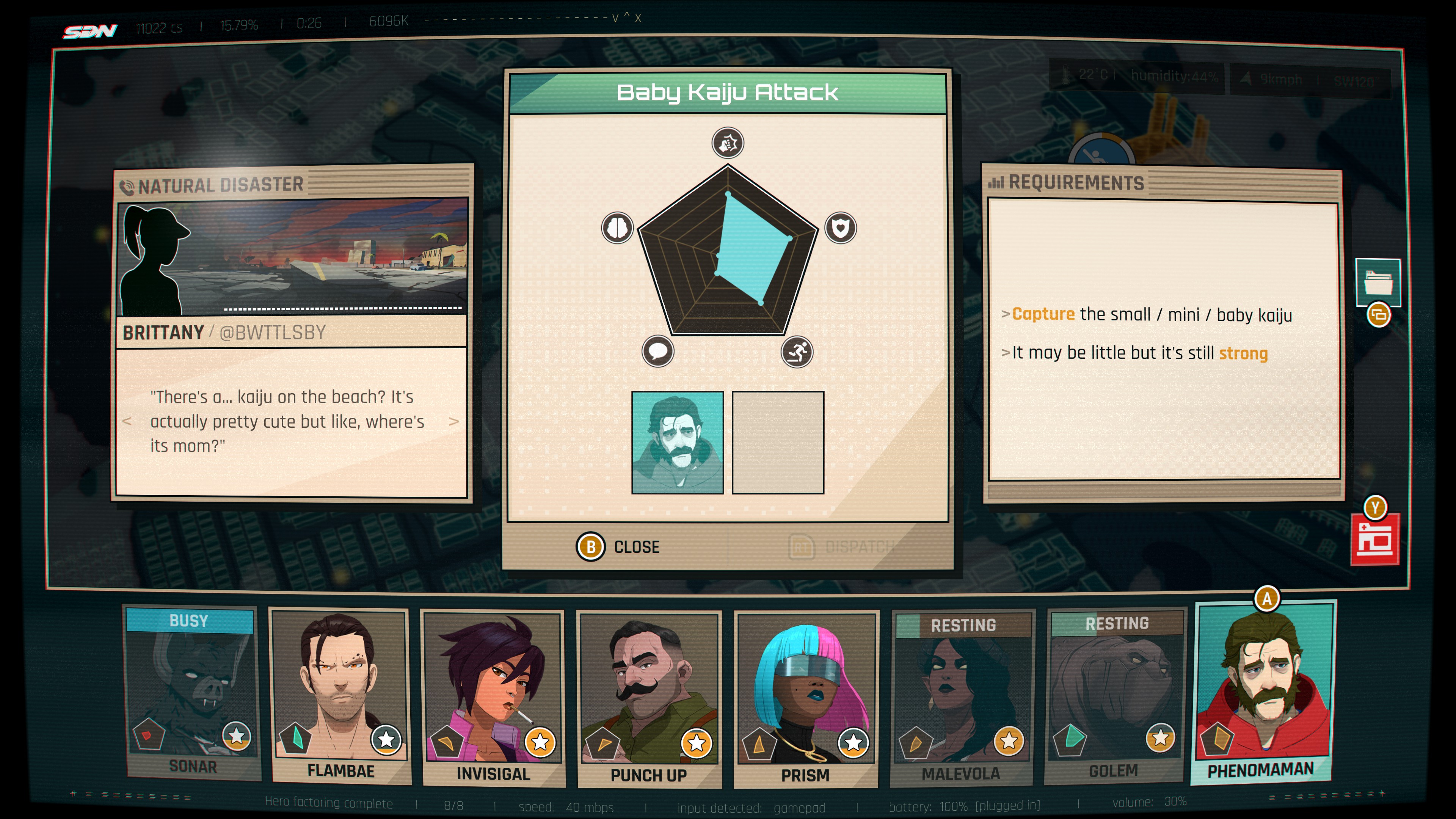 The dispatcher system