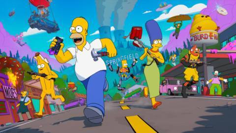 Fortnite x Simpsons caused a spike in new, and returning, players