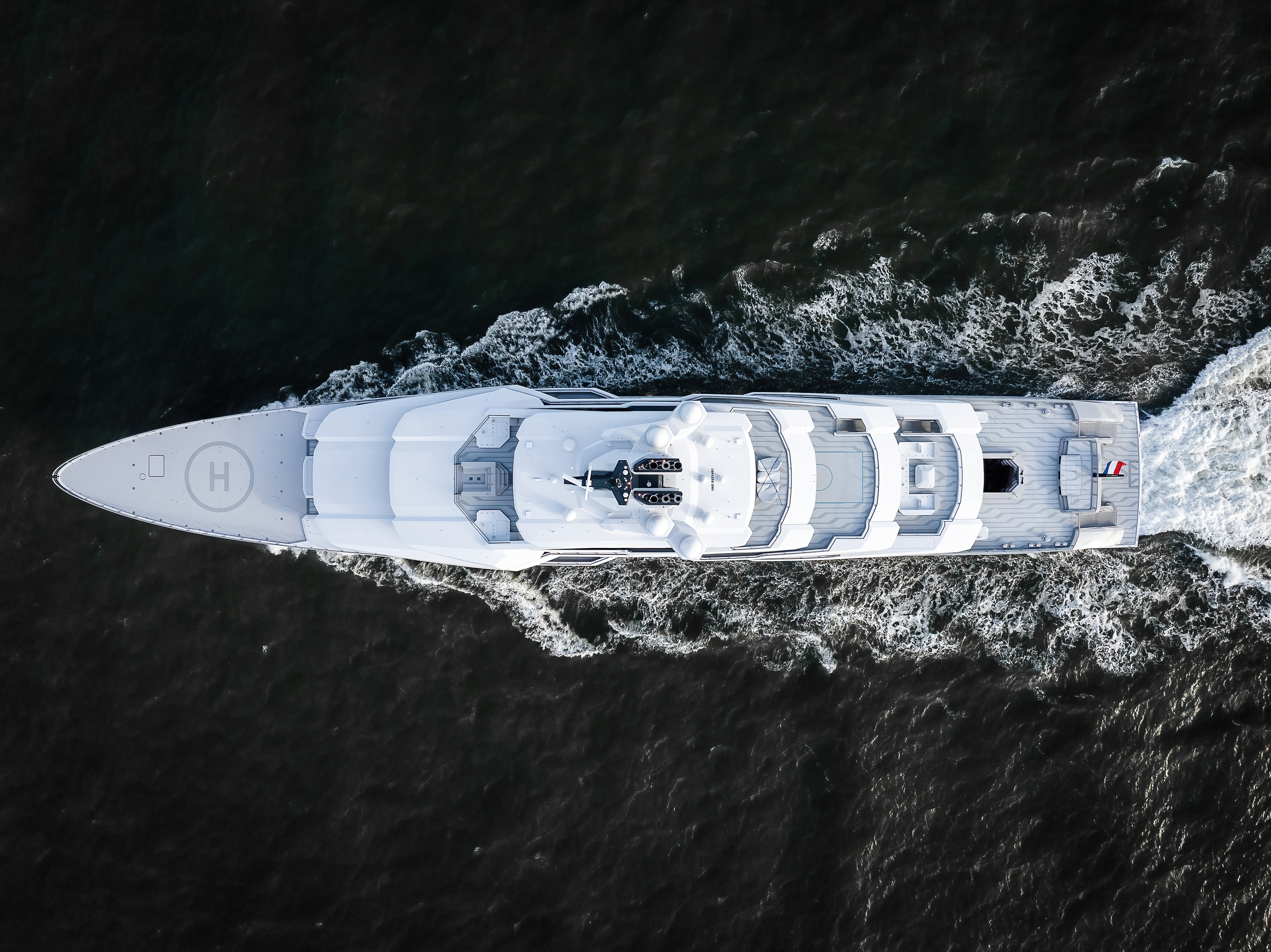 Gabe Newell's superyacht, the Leviathan, sailing the seven seas.