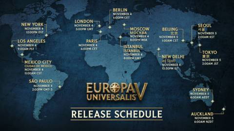 Here are the Europa Universalis 5 unlock times for your region