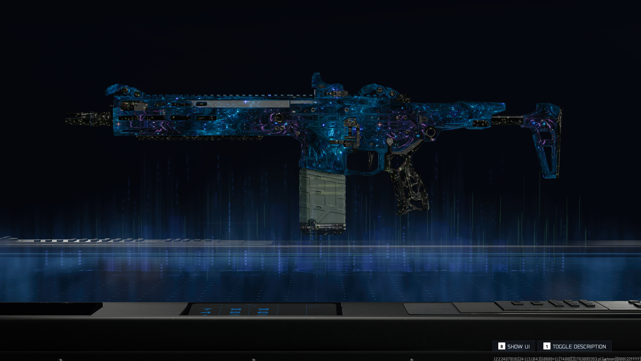 Black Ops 7 Mastery Camos: The Singularity camo on the M15 MOD 0 assault rifle.