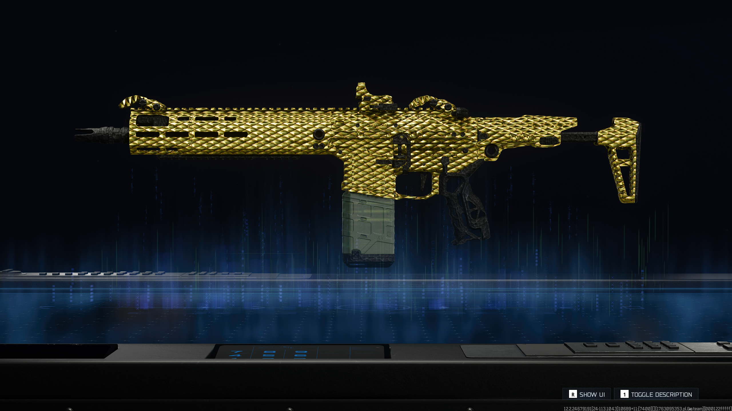Black Ops 7 Mastery Camos: The Golden Dragon camo on the M15 MOD 0 assault rifle.