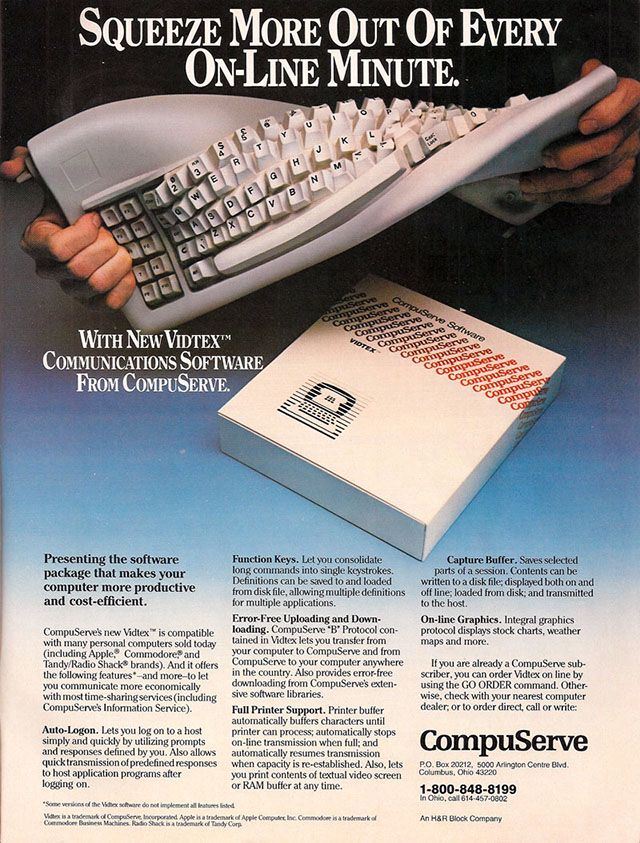 Compuserve vintage ads