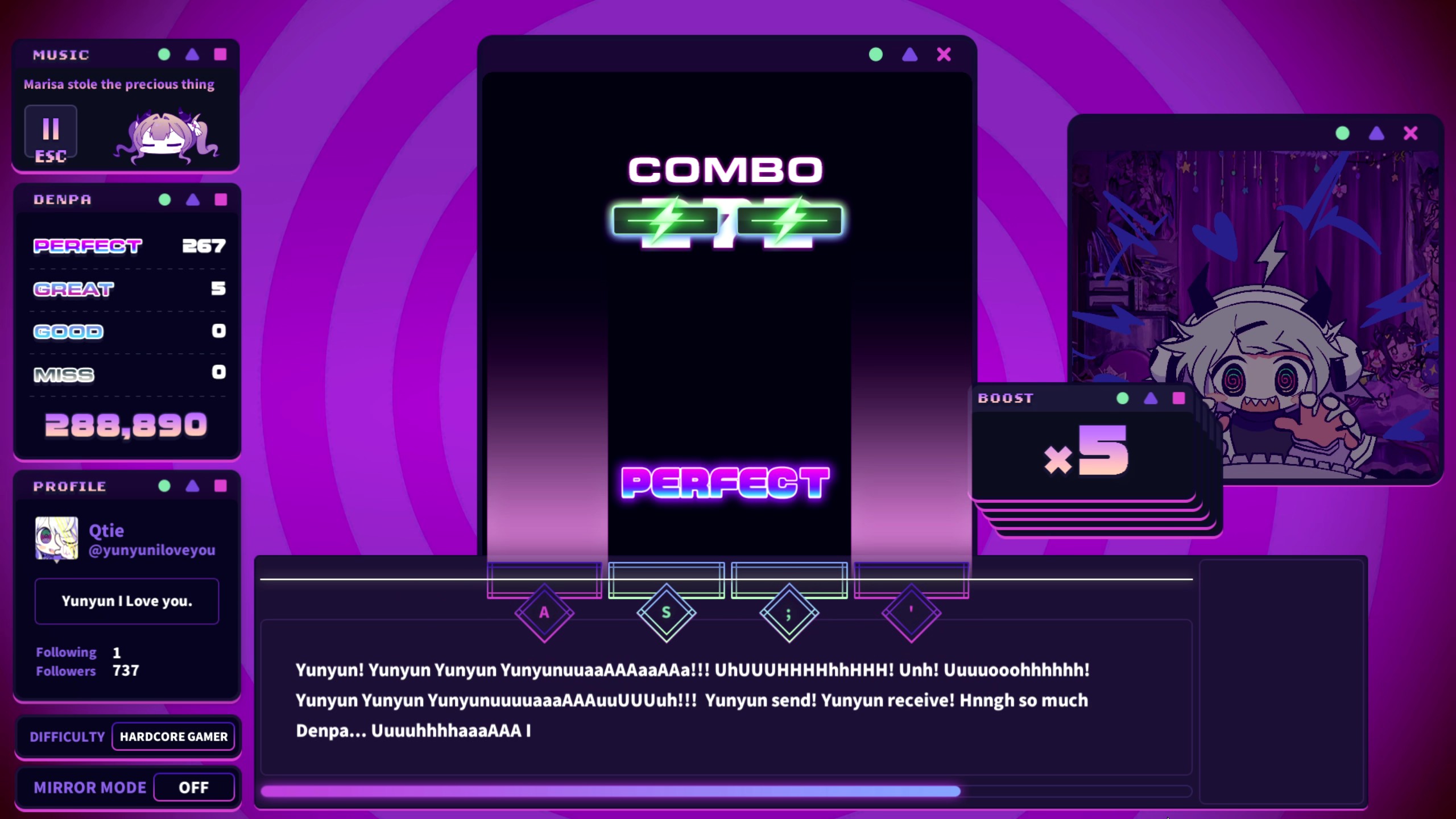 Yunyun Syndrome!? Rhythm Psychosis